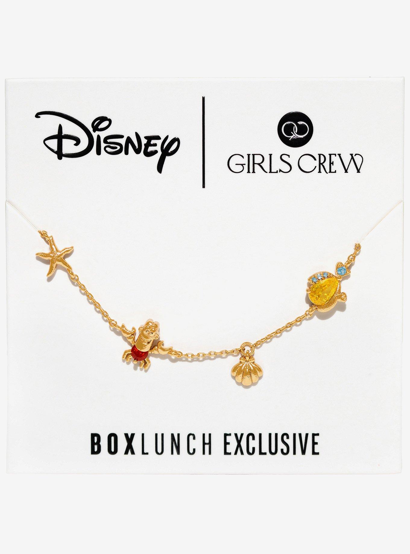 Girls Crew Disney The Little Mermaid Sebastian & Flounder Bracelet — BoxLunch Exclusive, , hi-res