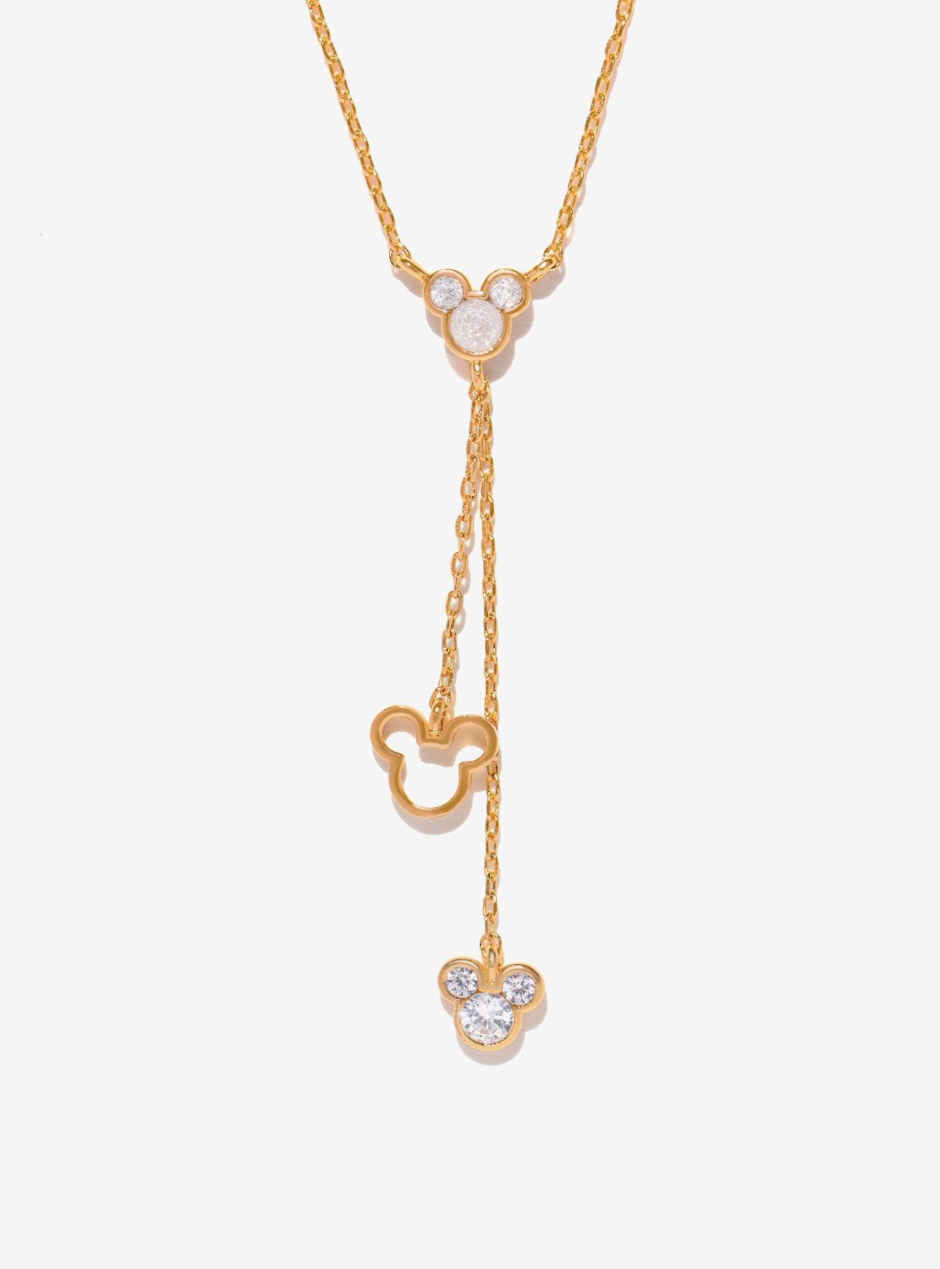 Girls Crew Disney Mickey Mouse Ears Necklace — BoxLunch Exclusive, , alternate