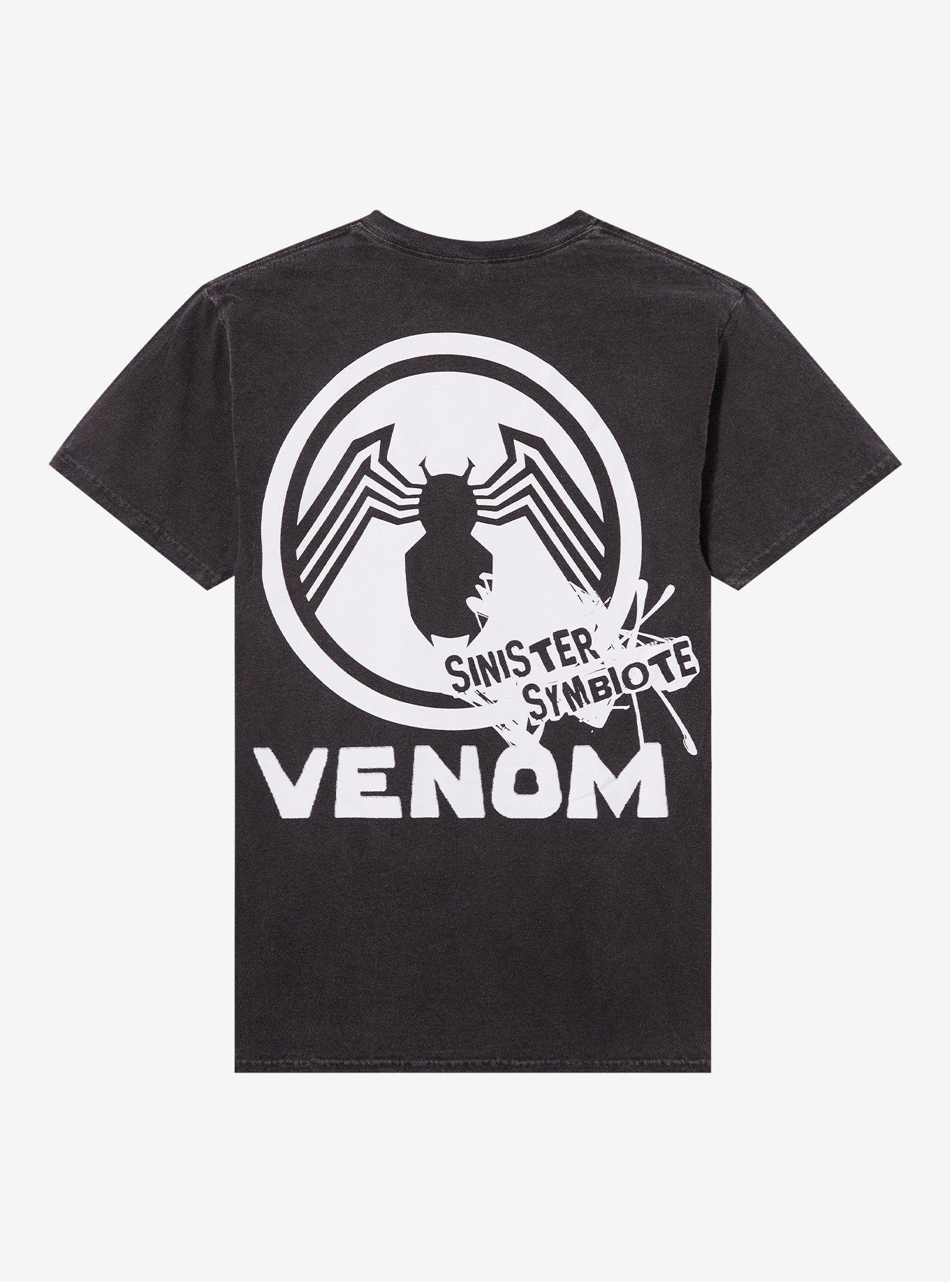 Marvel Venom Grey Wash Two-Sided T-Shirt, , hi-res