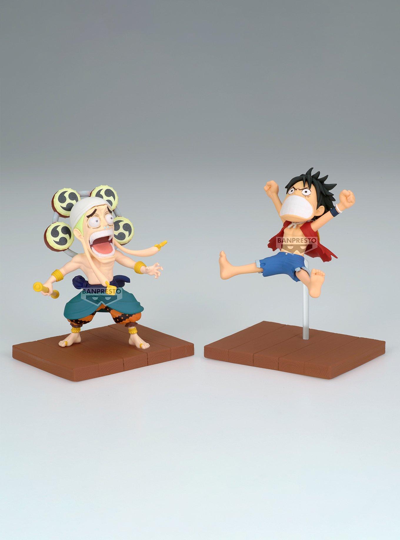 Banpresto One Piece World Collectable Figure Log Stories Monkey D. Luffy & Enel Figure Set, , hi-res