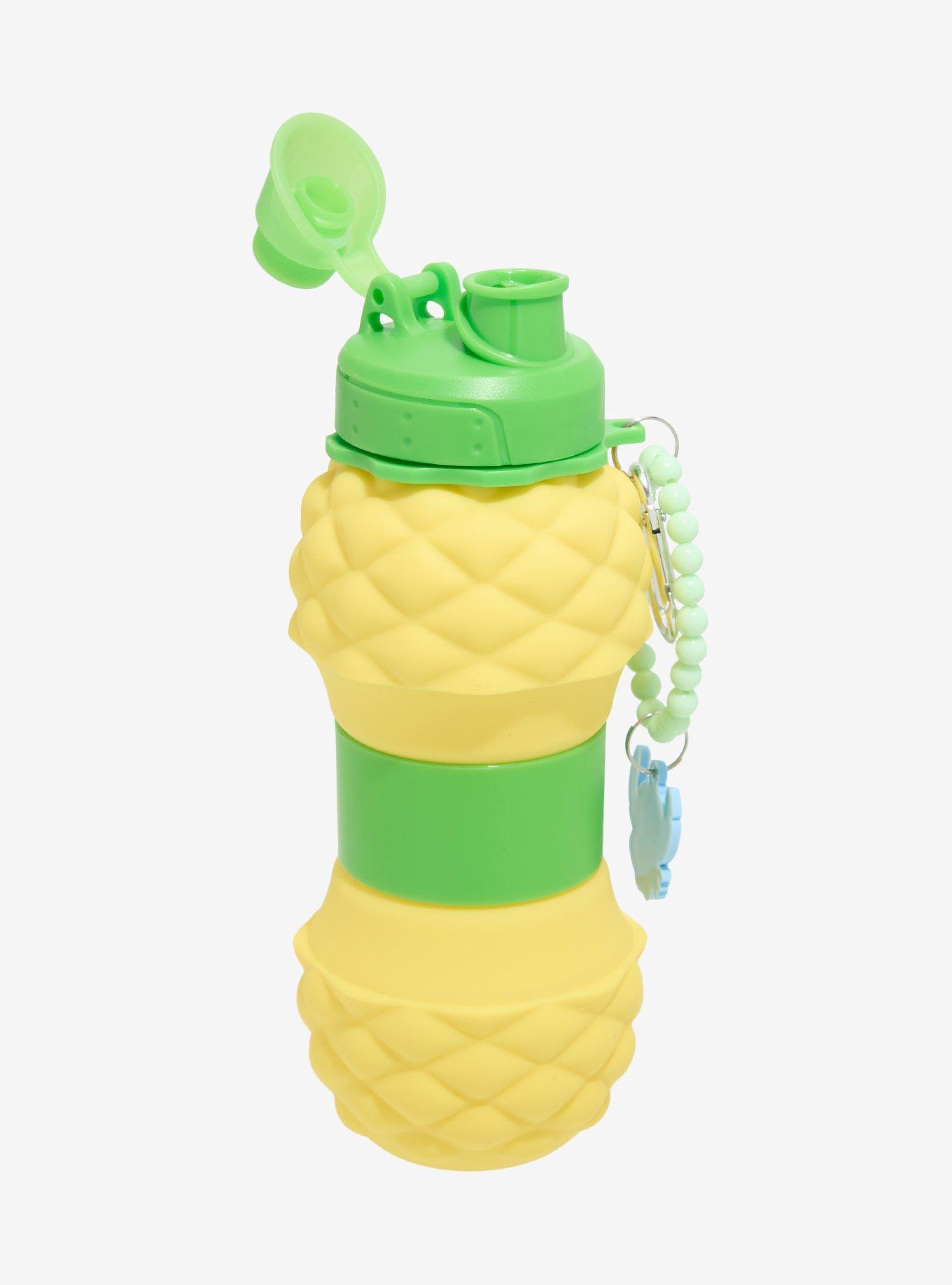 Disney Lilo & Stitch Figural Pineapple Collapsible Water Bottle - BoxLunch Exclusive, , hi-res