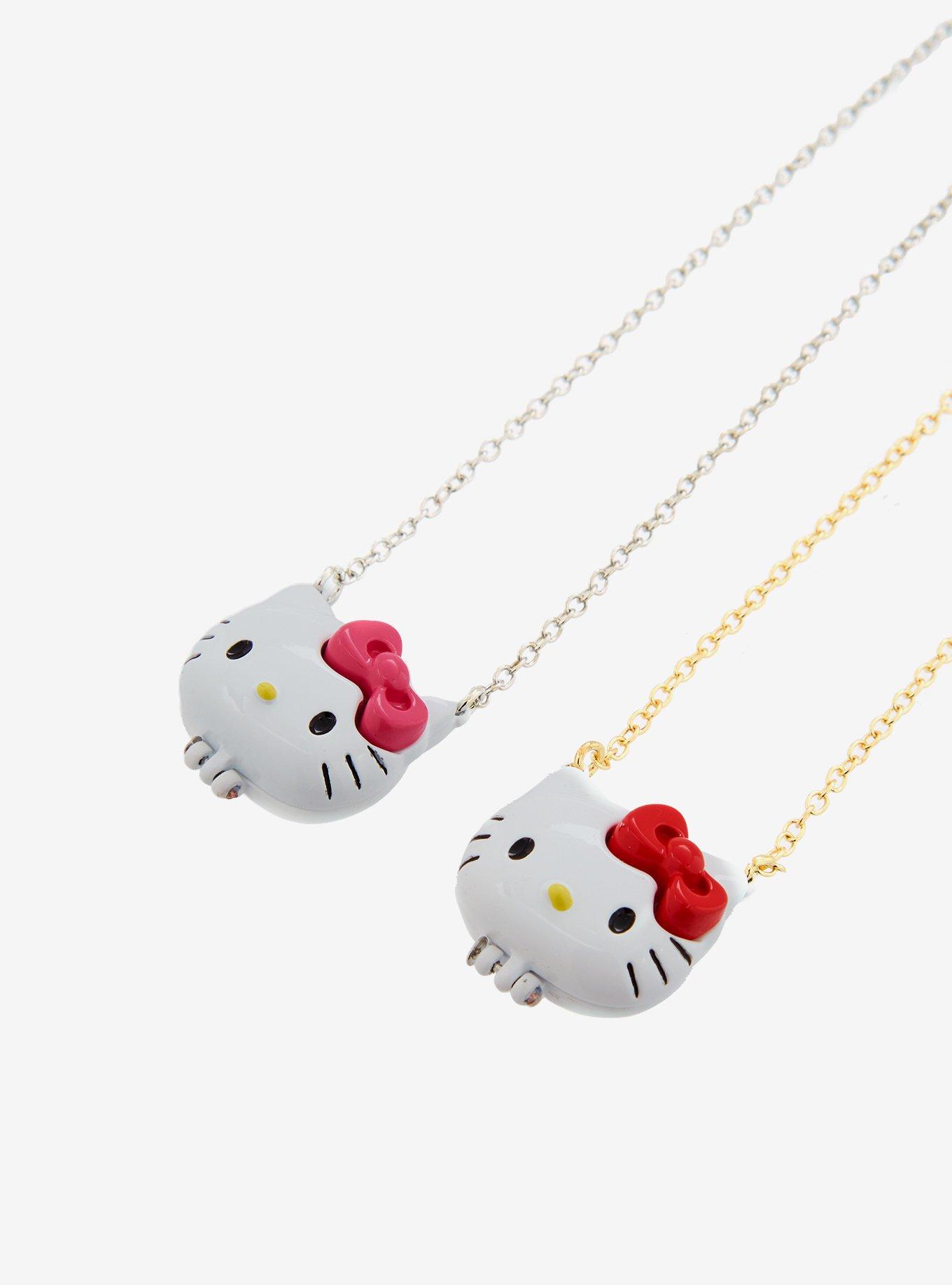 Sanrio Hello Kitty Bestie Locket Necklace Set, , alternate