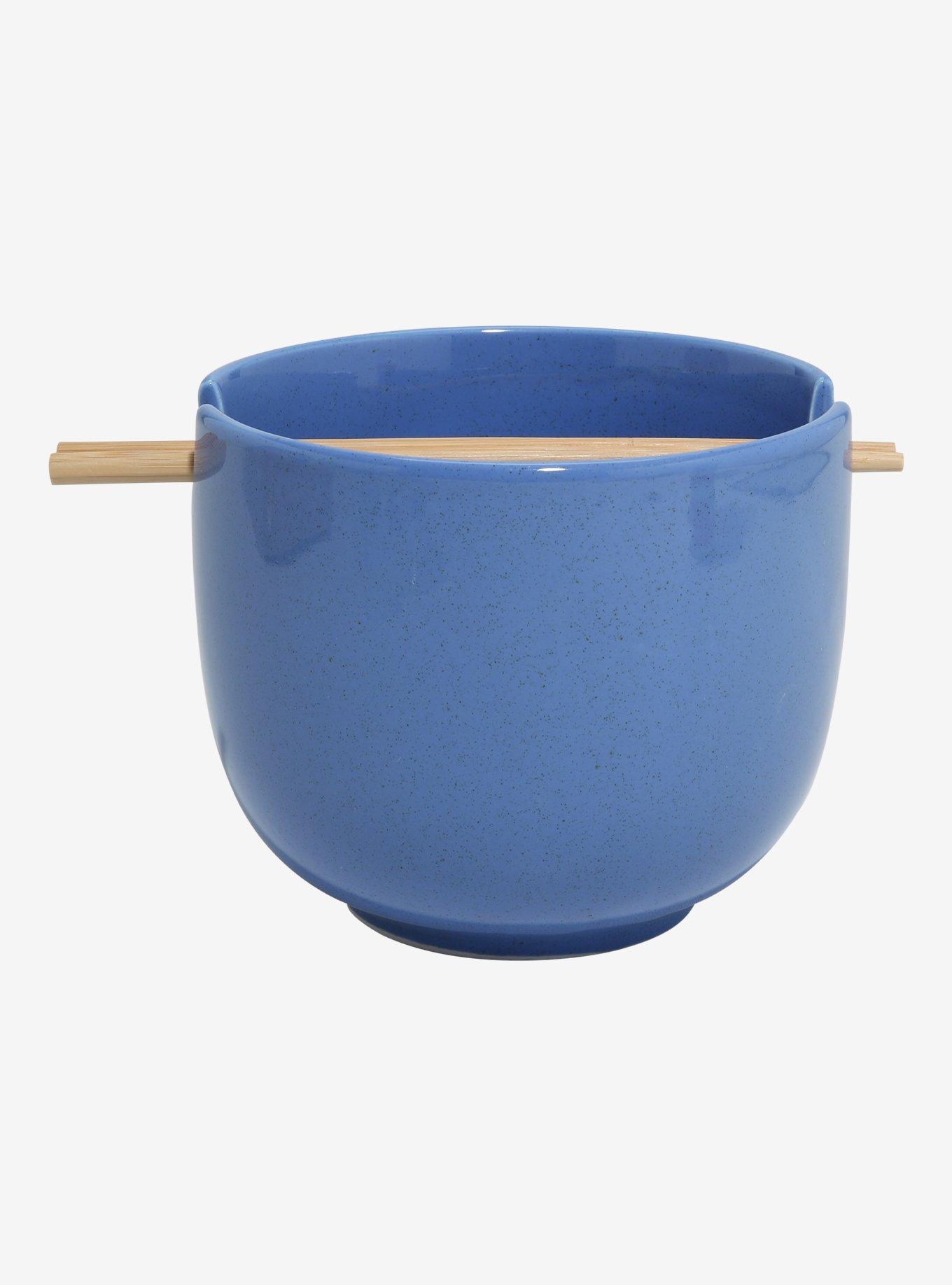 Disney Lilo & Stitch Winking Stitch Ramen Bowl and Chopsticks Set — BoxLunch Exclusive, , hi-res