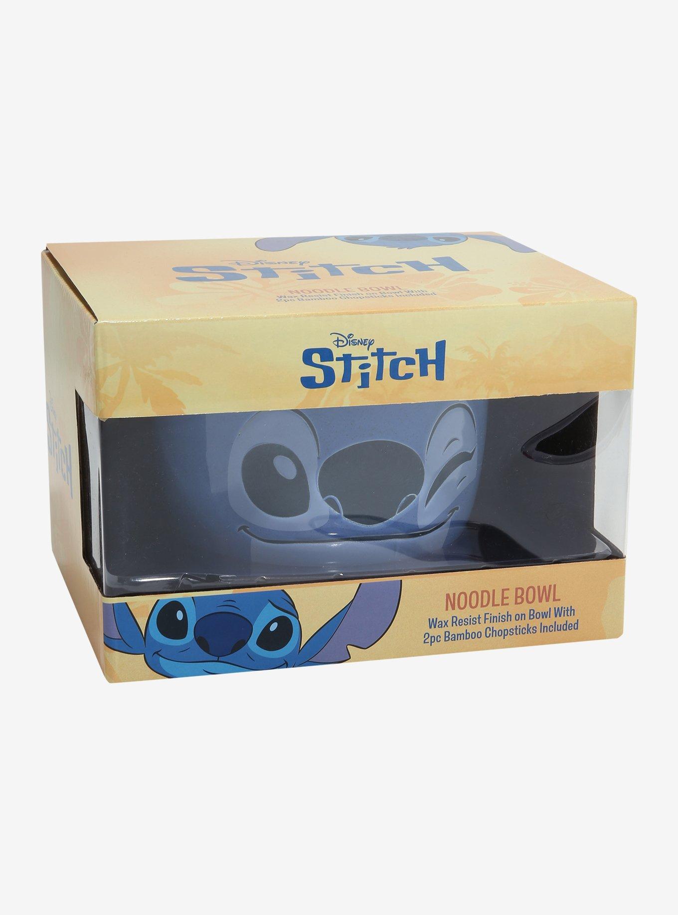 Disney Lilo & Stitch Winking Stitch Ramen Bowl and Chopsticks Set &mdash; BoxLunch Exclusive, , alternate