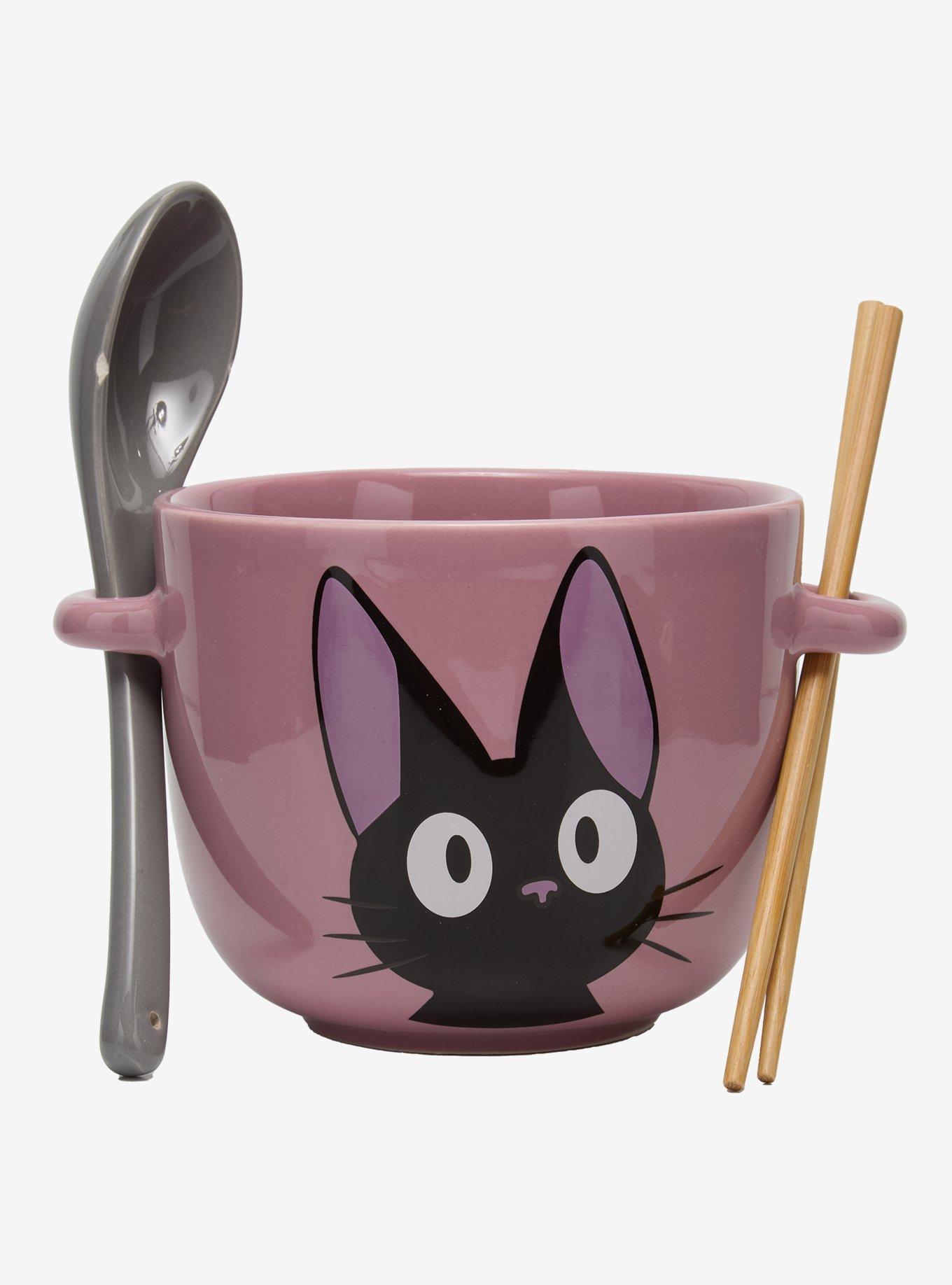 Studio Ghibli® Kiki's Delivery Service Jiji Ramen Set — BoxLunch Exclusive, , hi-res