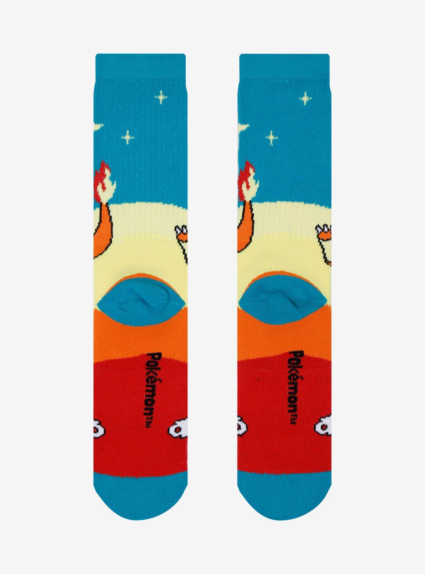 Pokémon Charmander Scenic Crew Socks, , hi-res