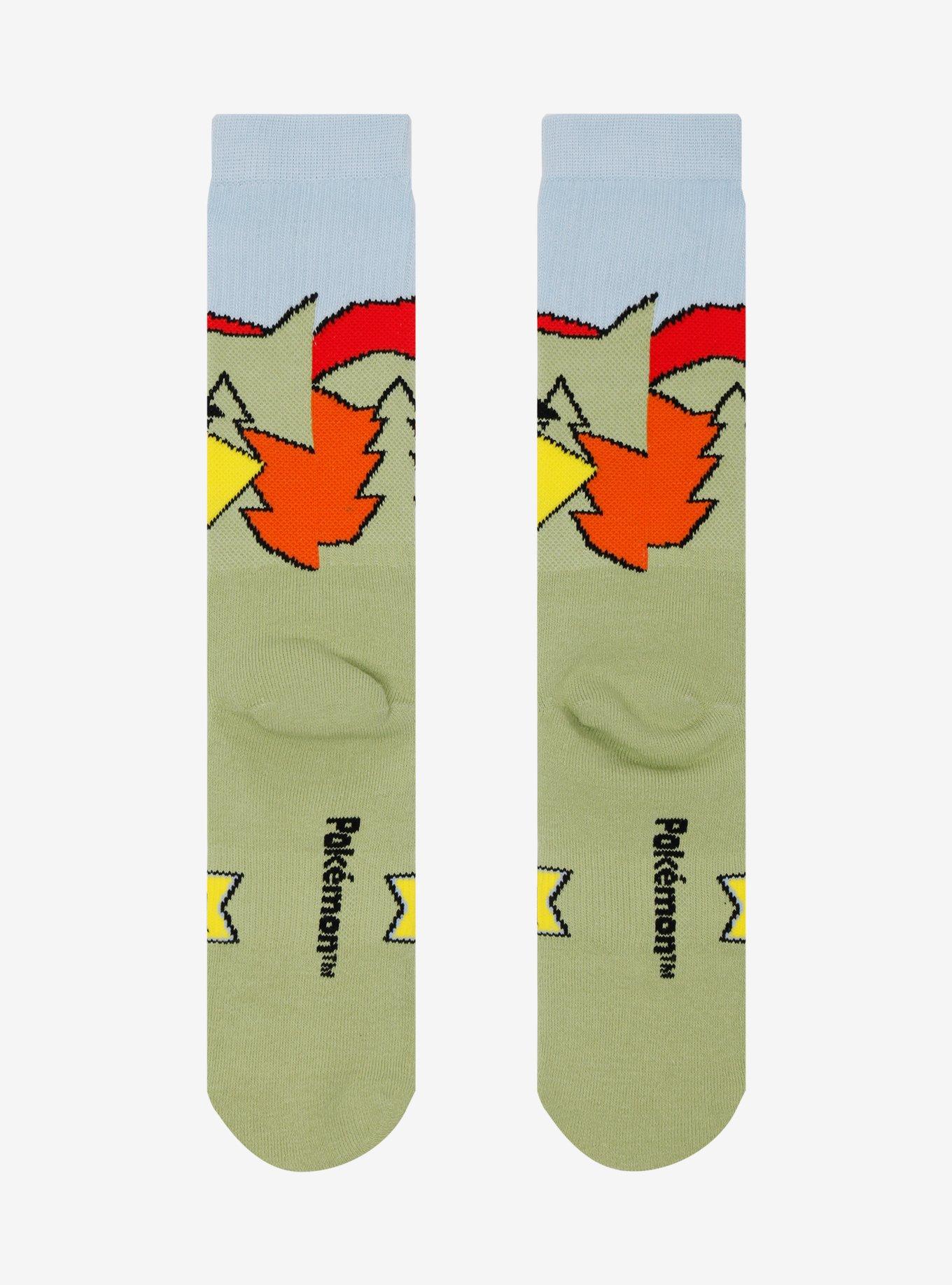 Pokémon Pikachu Scenic Crew Socks, , hi-res