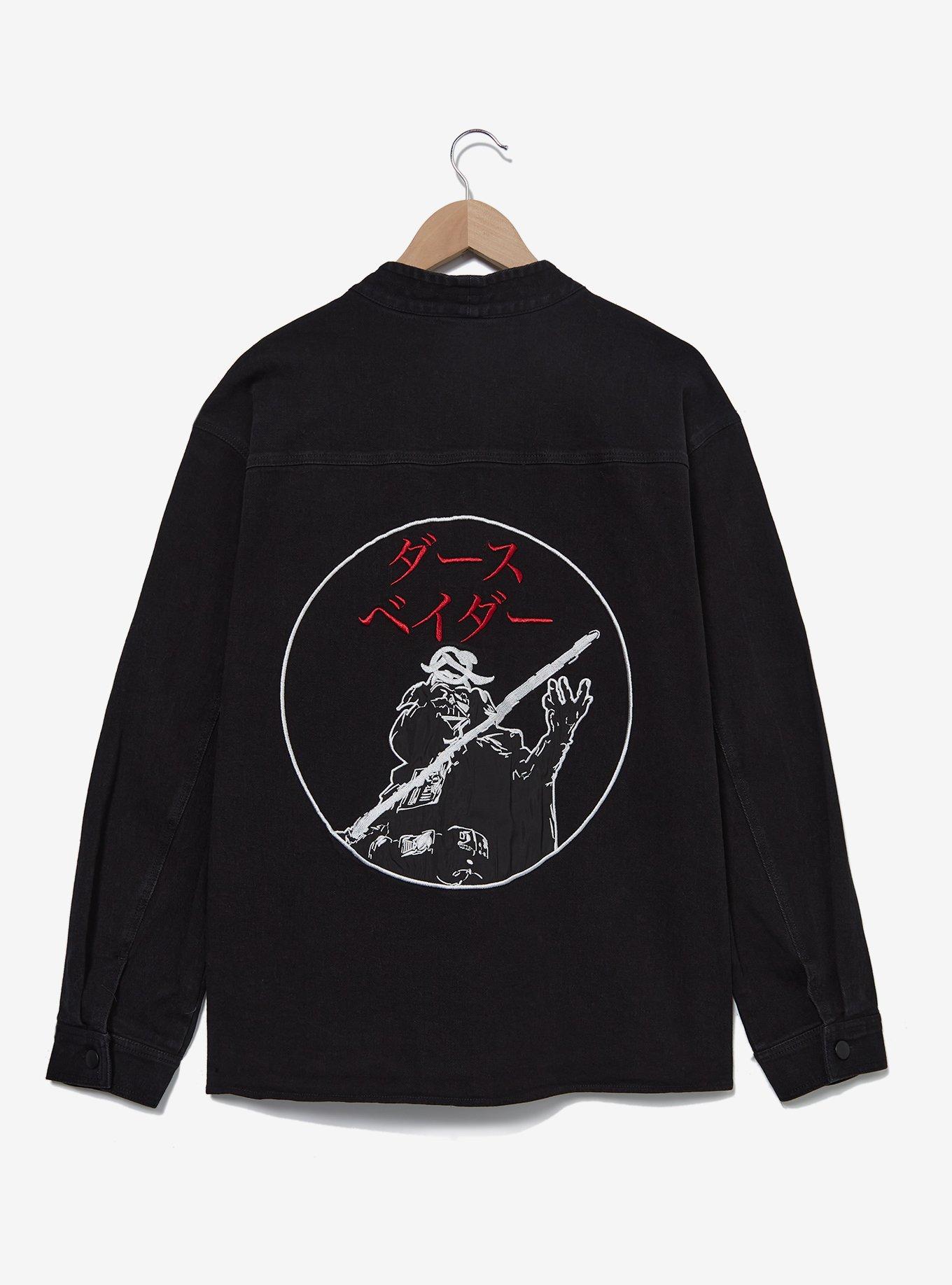 Star Wars Darth Vader Kimono Denim Jacket — BoxLunch Exclusive, BLACK, alternate