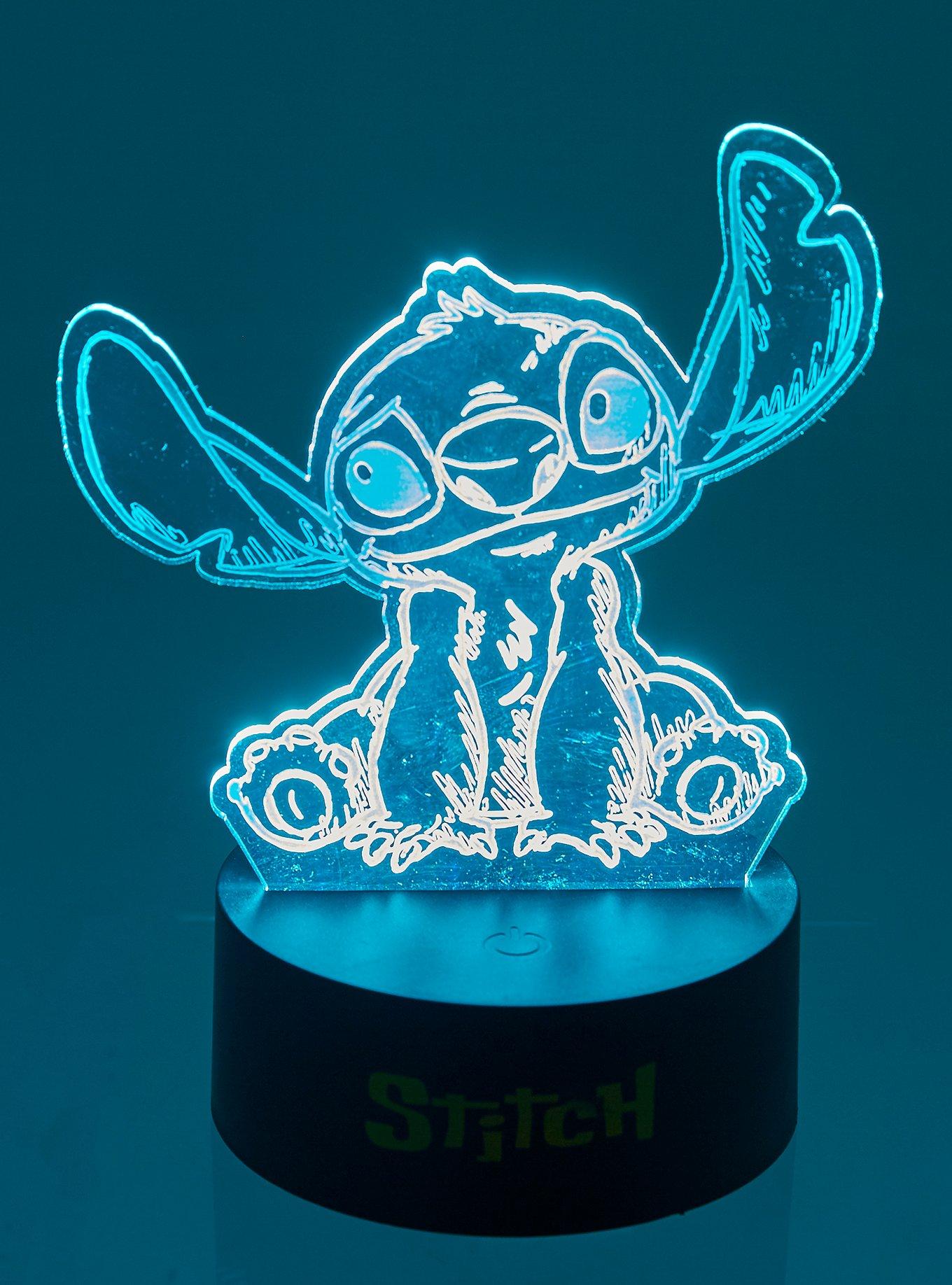 Disney Lilo & Stitch Sitting Stitch Color Changing LED Lamp, , hi-res