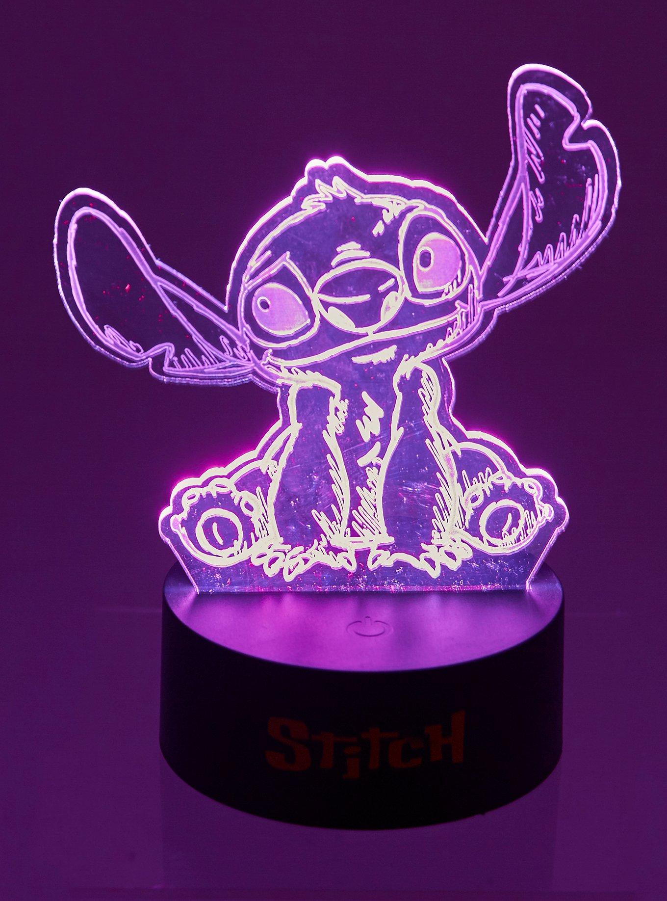 Disney Lilo & Stitch Sitting Stitch Color Changing LED Lamp, , alternate