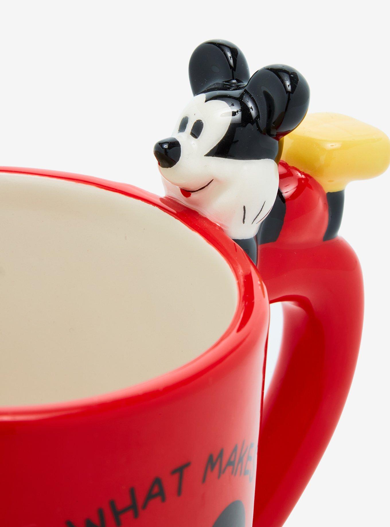 Disney Mickey Mouse Red Mug with Mickey Handle, , alternate