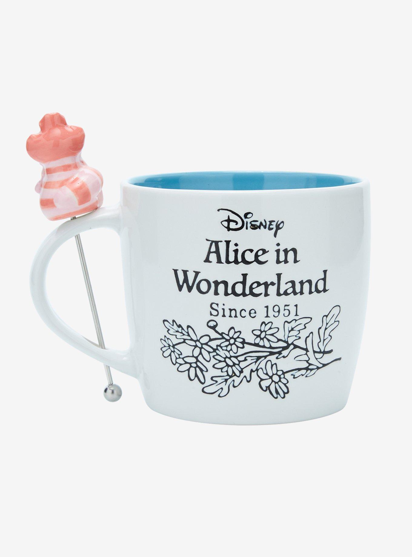 Disney Alice in Wonderland Alice & Cheshire Cat Stir Mug, , alternate