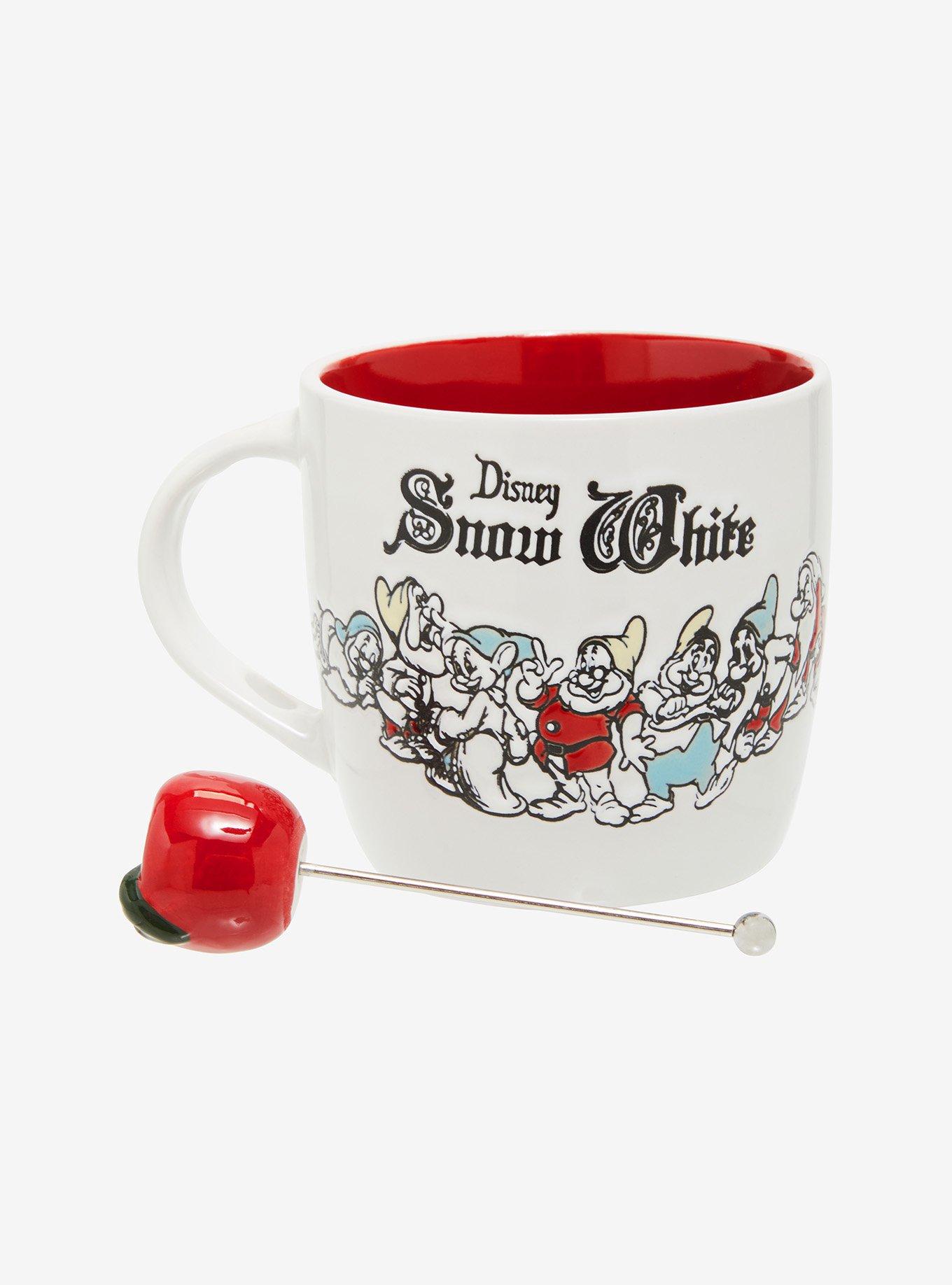 Disney Snow White and the Seven Dwarfs Portrait Mug with Apple Stirrer, , alternate