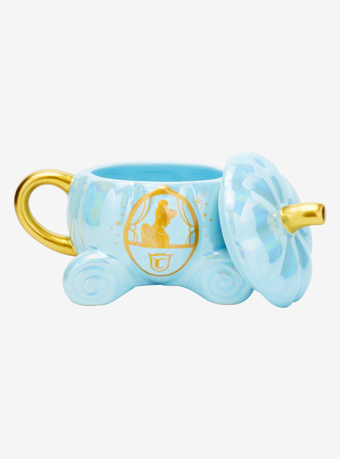 Disney Cinderella Carriage Mug with Lid, , hi-res