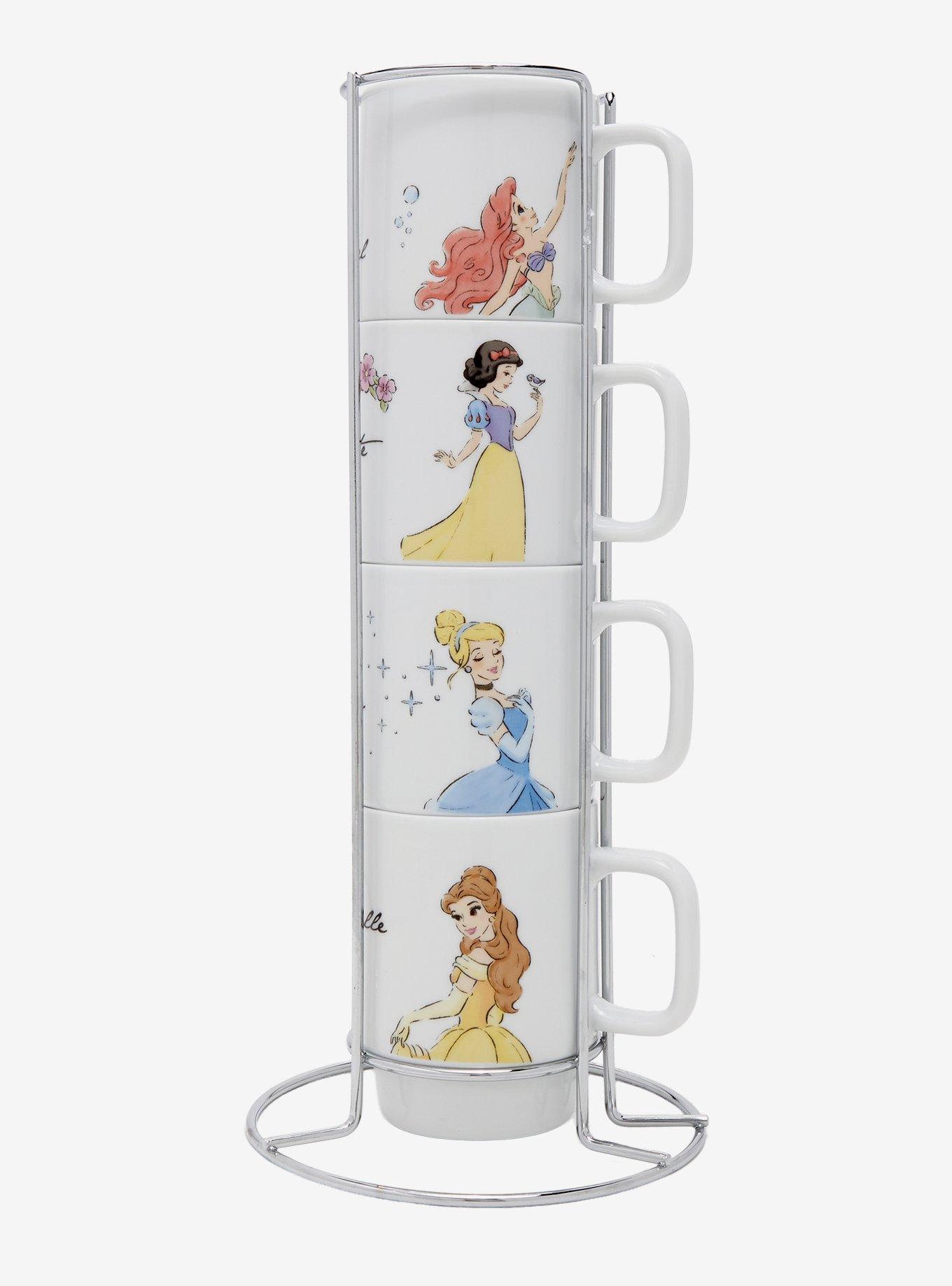 Disney Princess Illustrated Stacking Mug Set, , alternate