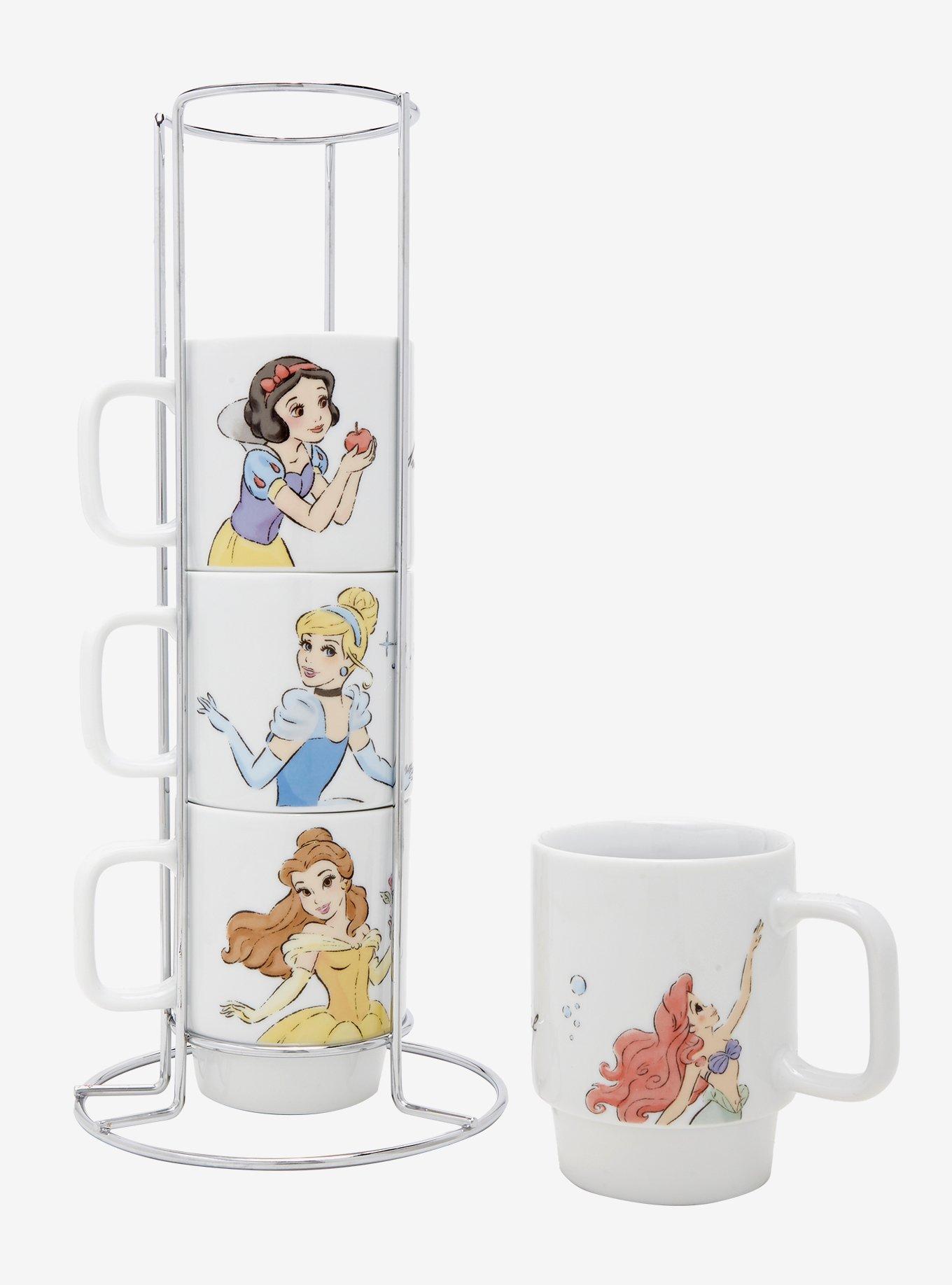 Disney Princess Illustrated Stacking Mug Set, , alternate