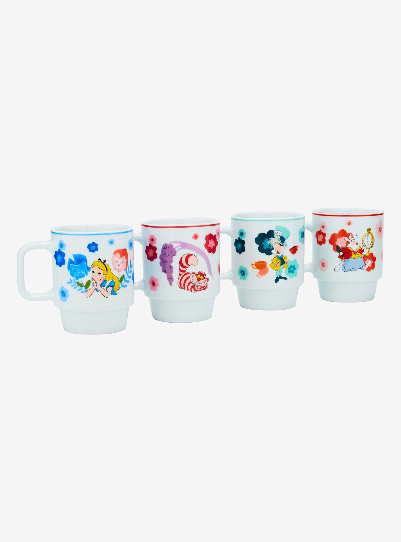 Disney Alice in Wonderland Character Garden Stacked Mug Set, , alternate