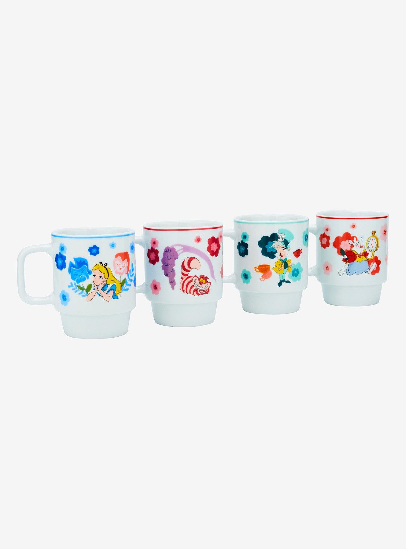 Disney Alice in Wonderland Character Garden Stacked Mug Set, , hi-res