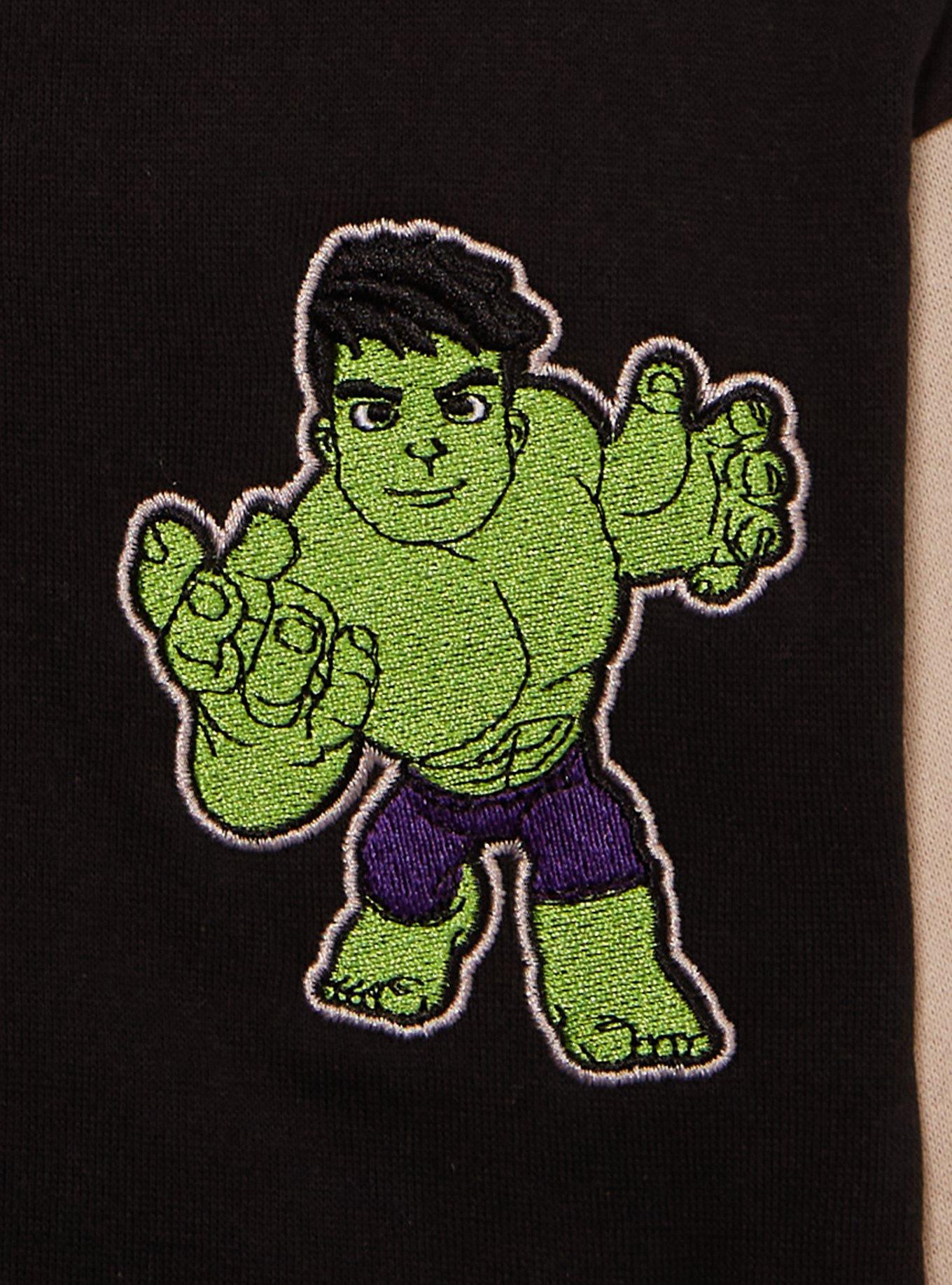 Marvel The Hulk Toddler Bomber Jacket, GREEN, alternate