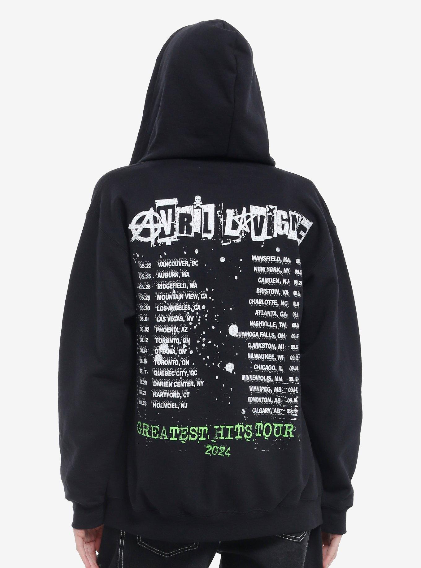 Avril Lavigne Greatest Hits Tour Girls Hoodie, , hi-res