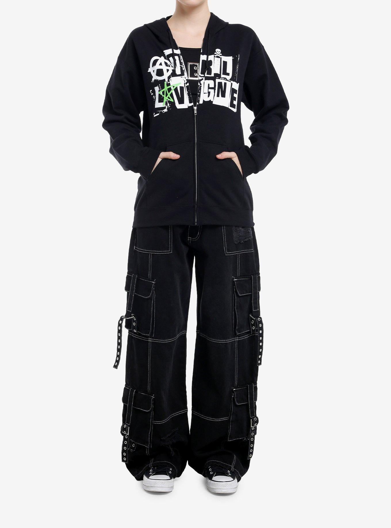 Avril Lavigne Greatest Hits Tour Girls Hoodie, BLACK, alternate