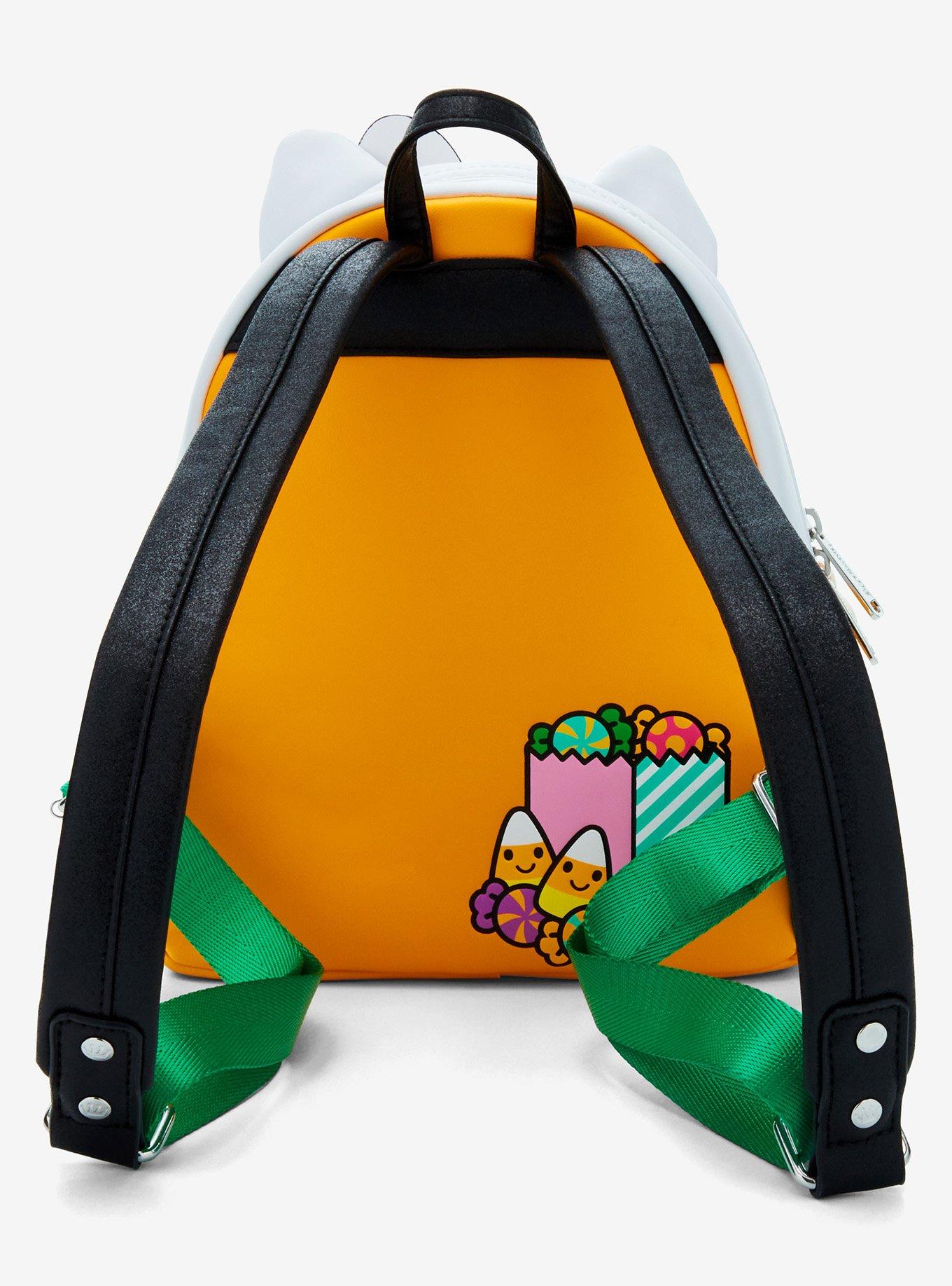 Loungefly Sanrio Hello Kitty Jack-o-Lantern Glow-in-the-Dark Mini Backpack, , alternate