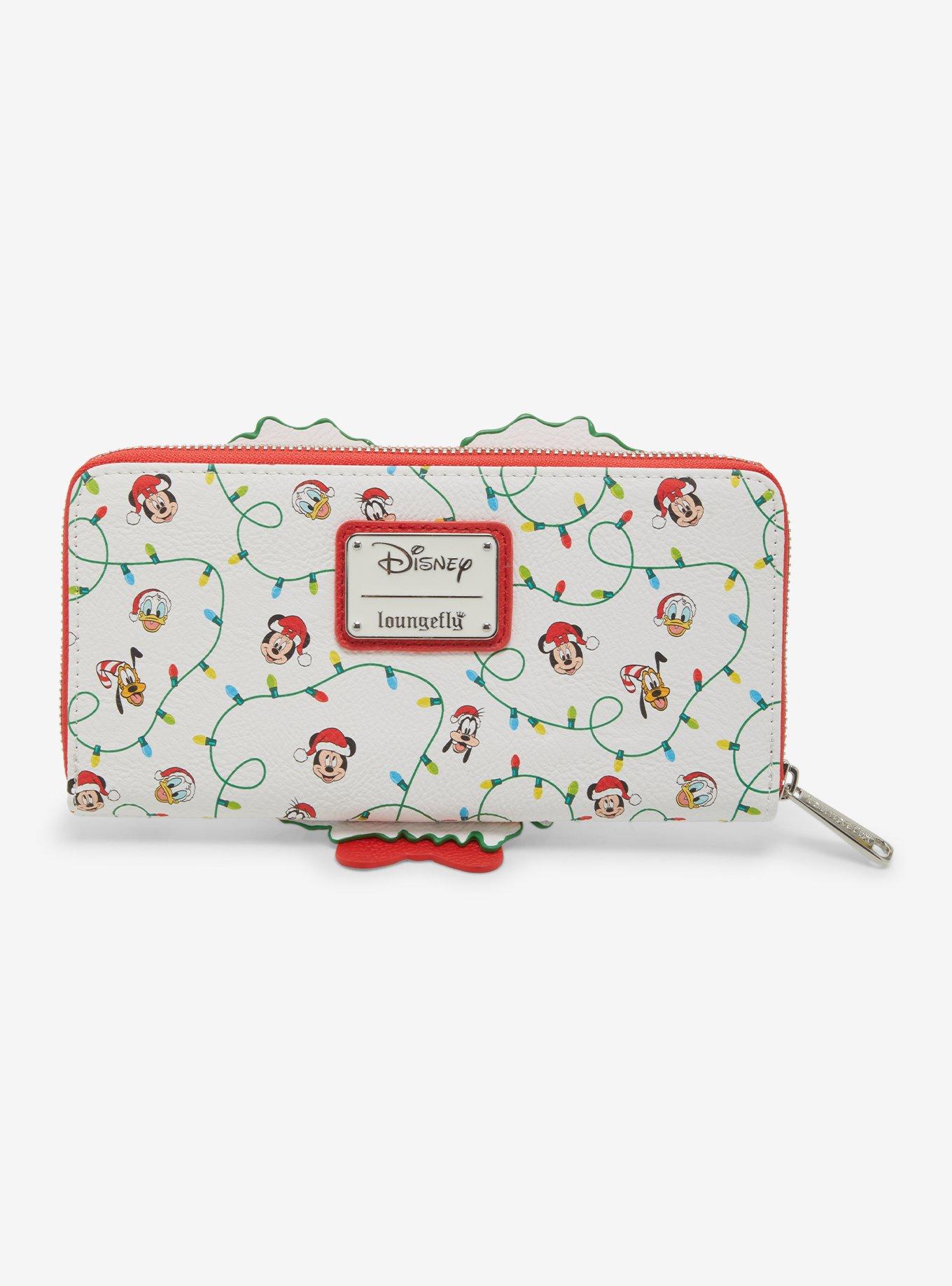 Loungefly Disney Mickey & Minnie Mouse Wreath Wallet, , alternate