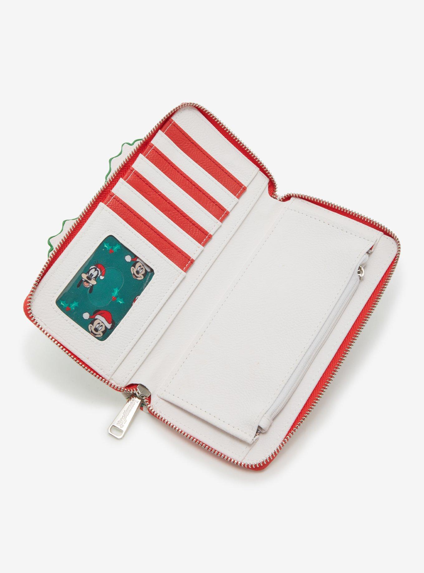 Loungefly Disney Mickey & Minnie Mouse Wreath Wallet, , alternate