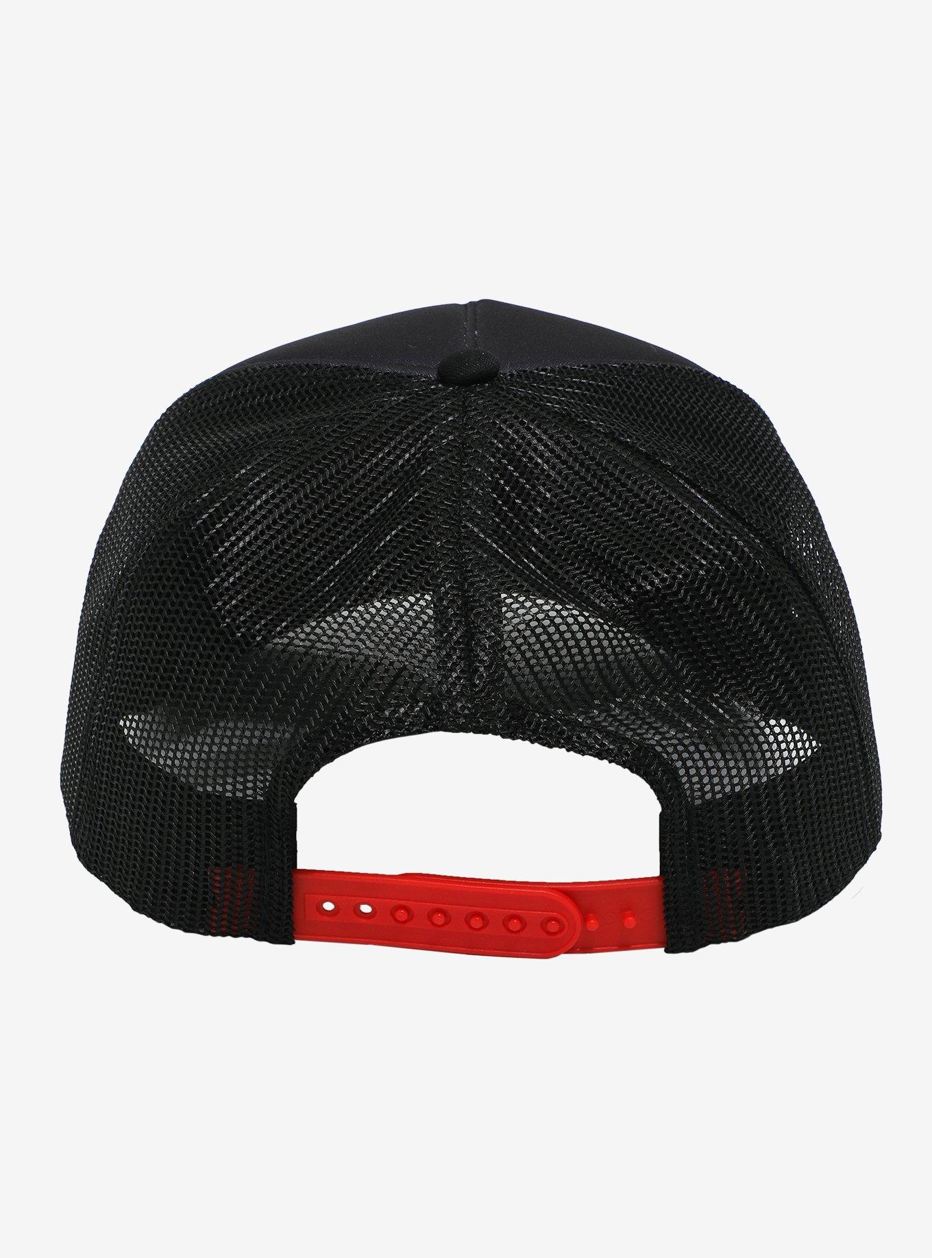 Marvel Deadpool Rhinestone Logo Trucker Hat, , alternate