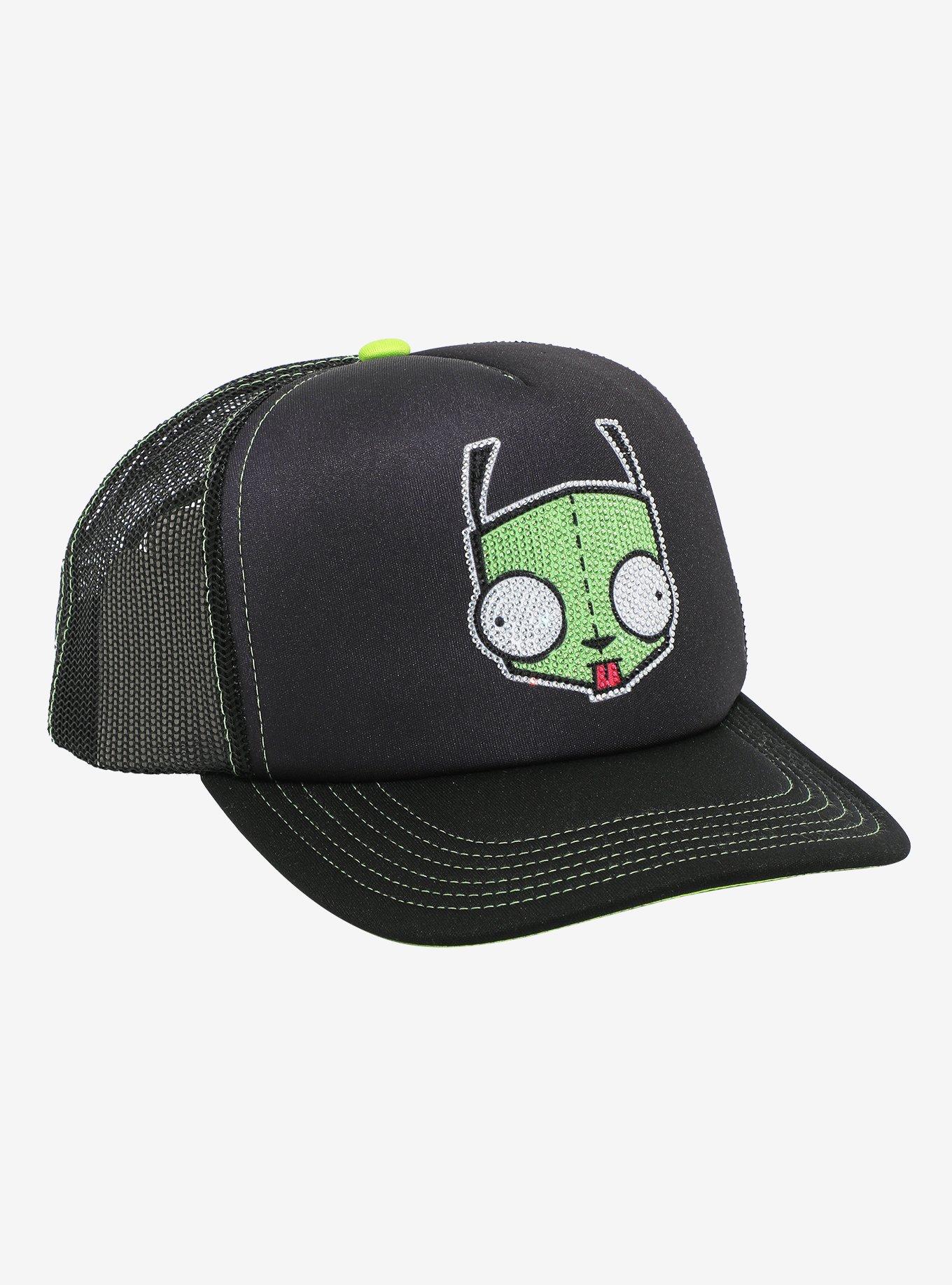 Invader Zim GIR Rhinestone Trucker Hat, , hi-res