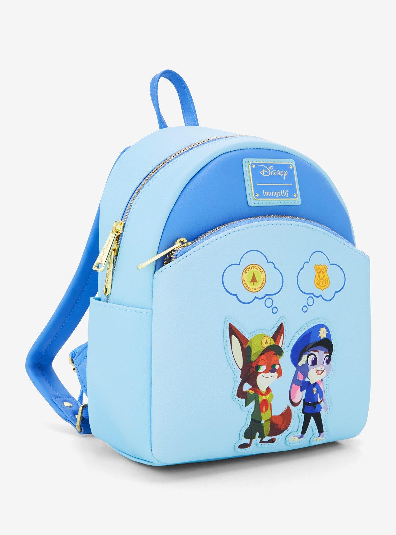 Loungefly Disney Zootopia Young Nick and Judy Mini Backpack, , alternate