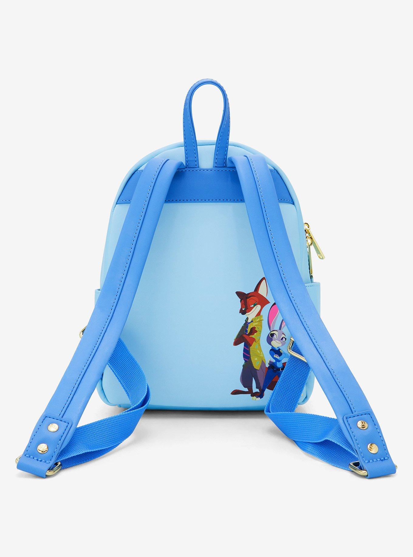 Loungefly Disney Zootopia Young Nick and Judy Mini Backpack, , alternate