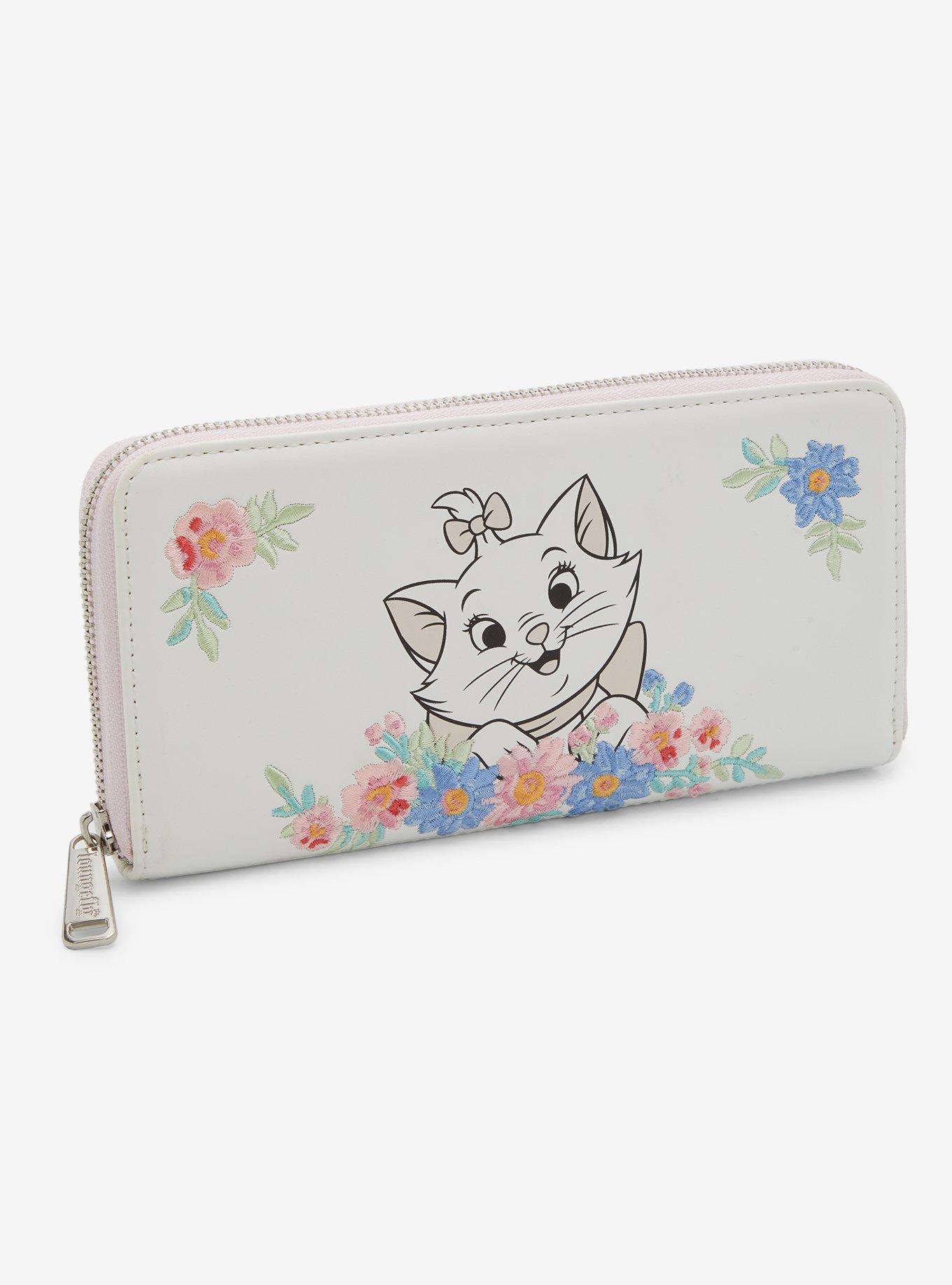 Loungefly Disney The Aristocats Marie Floral Zip Wallet, , hi-res