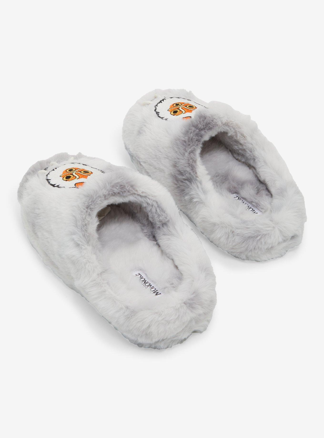 Studio Ghibli® Princess Mononoke Mask Fuzzy Slippers, MULTI, alternate