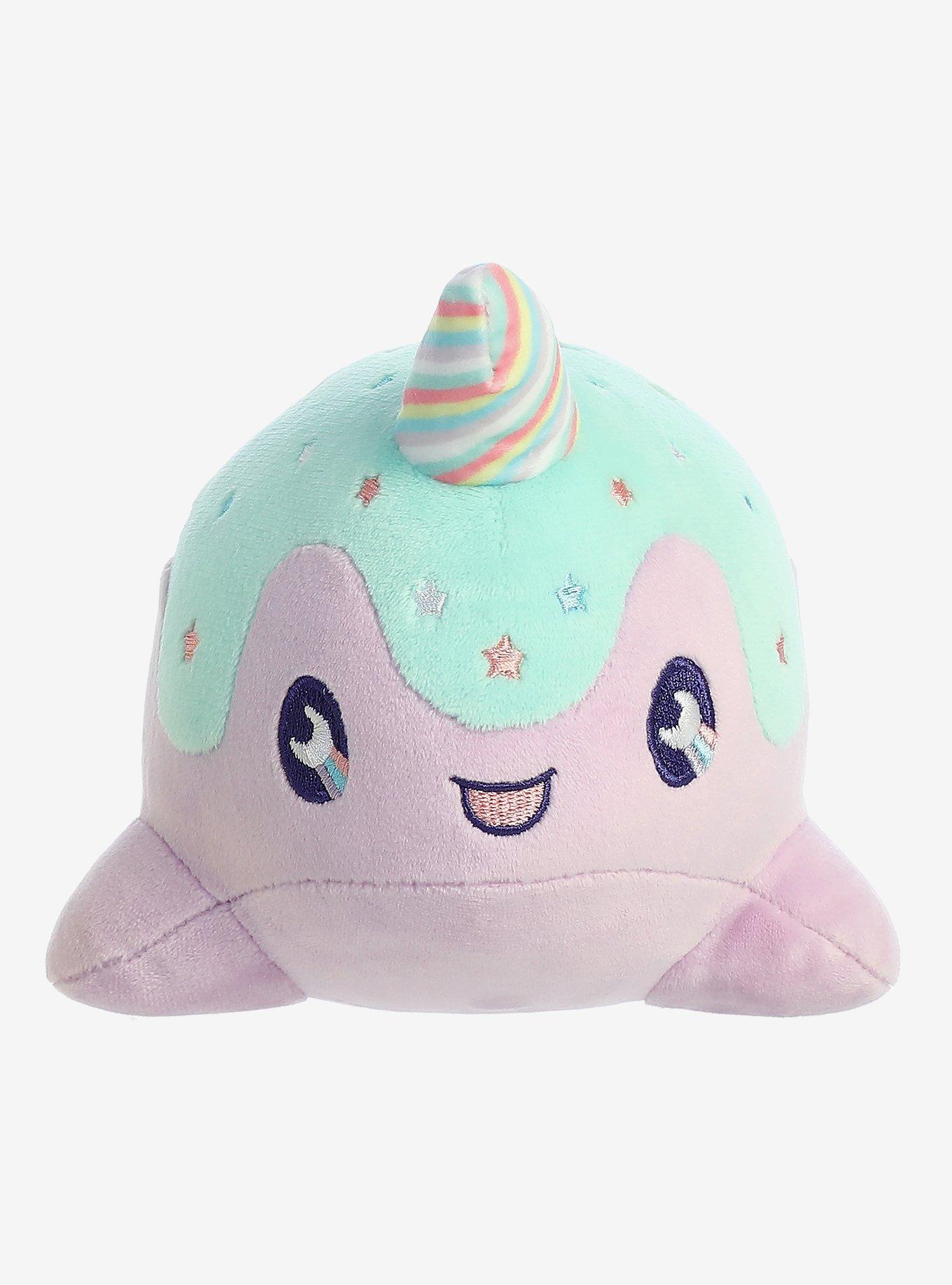 Tasty Peach Lollipop Nomwhal Purple Narwhal 7 Inch Plush