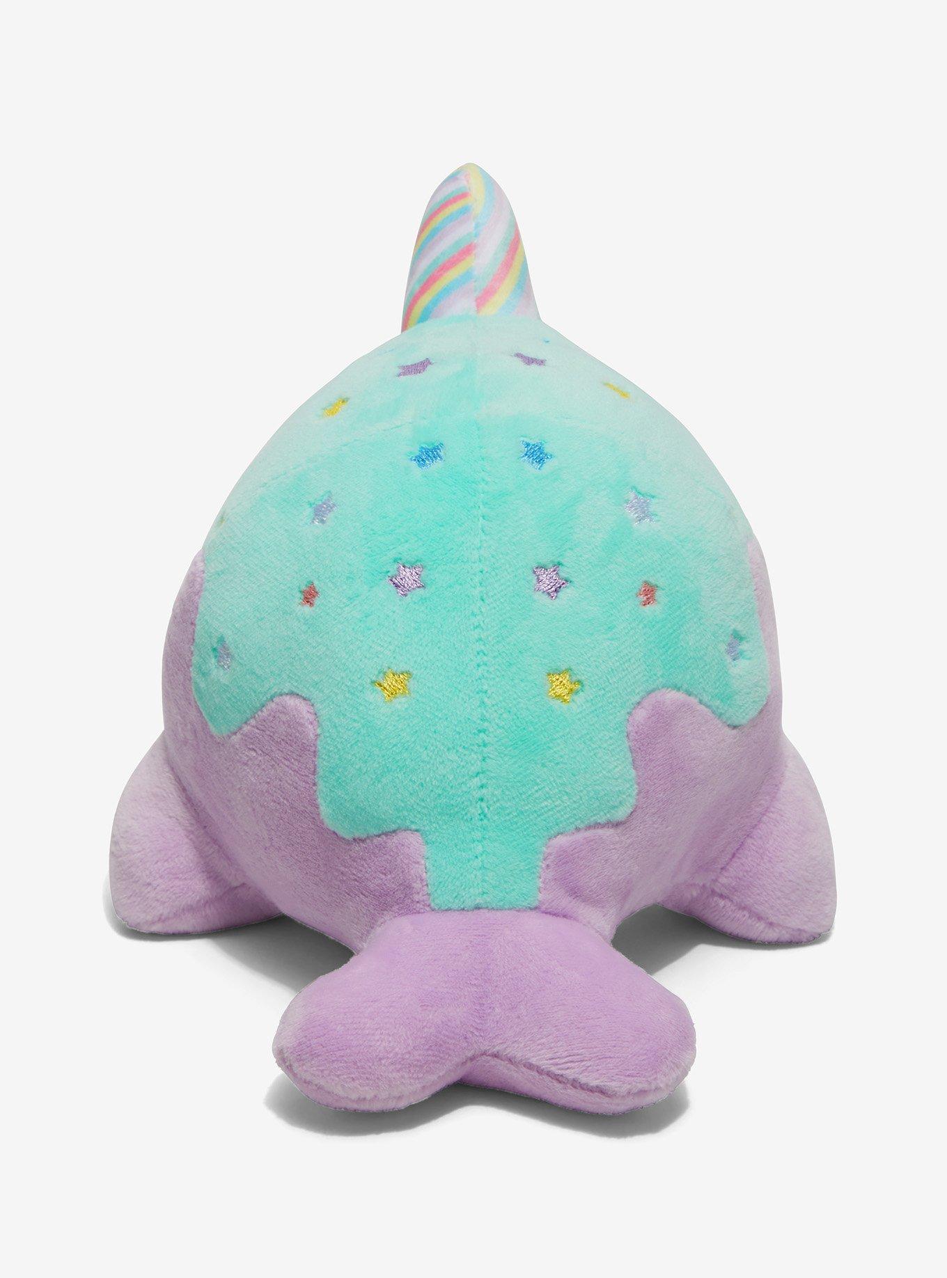 Tasty Peach Lollipop Nomwhal Purple Narwhal 7 Inch Plush, , alternate