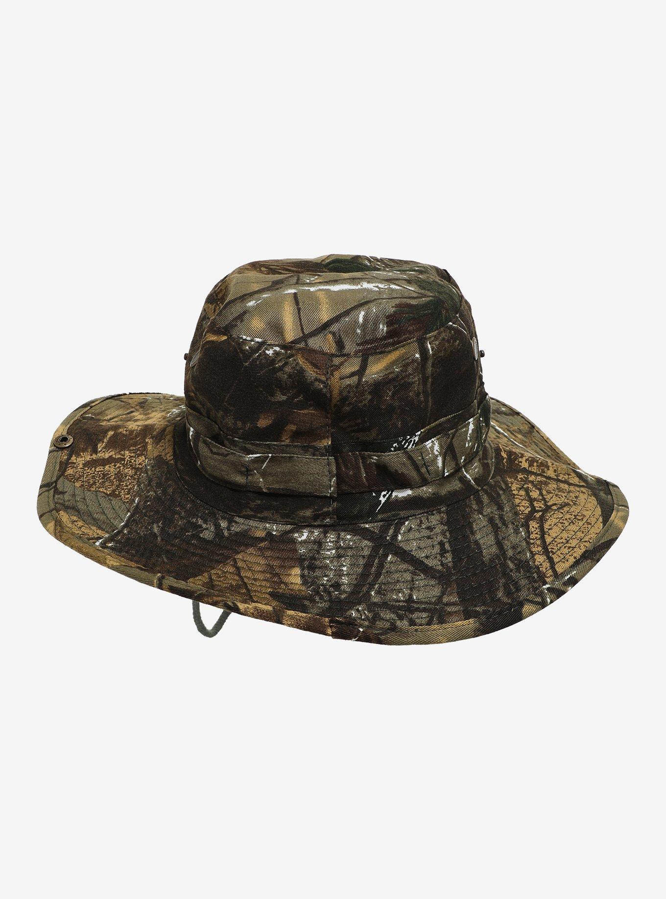 Real Tree Camo Wide Brim Bucket Hat, , alternate