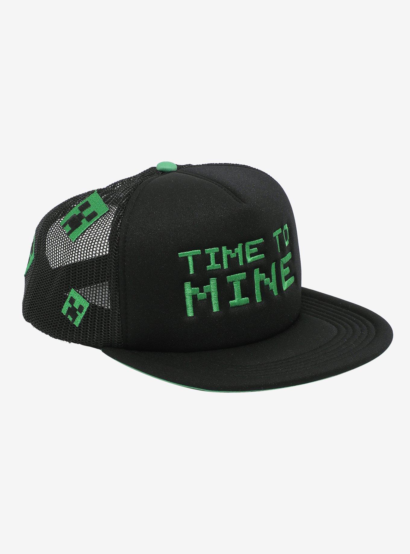 Minecraft Time To Mine Snapback Trucker Hat, , hi-res