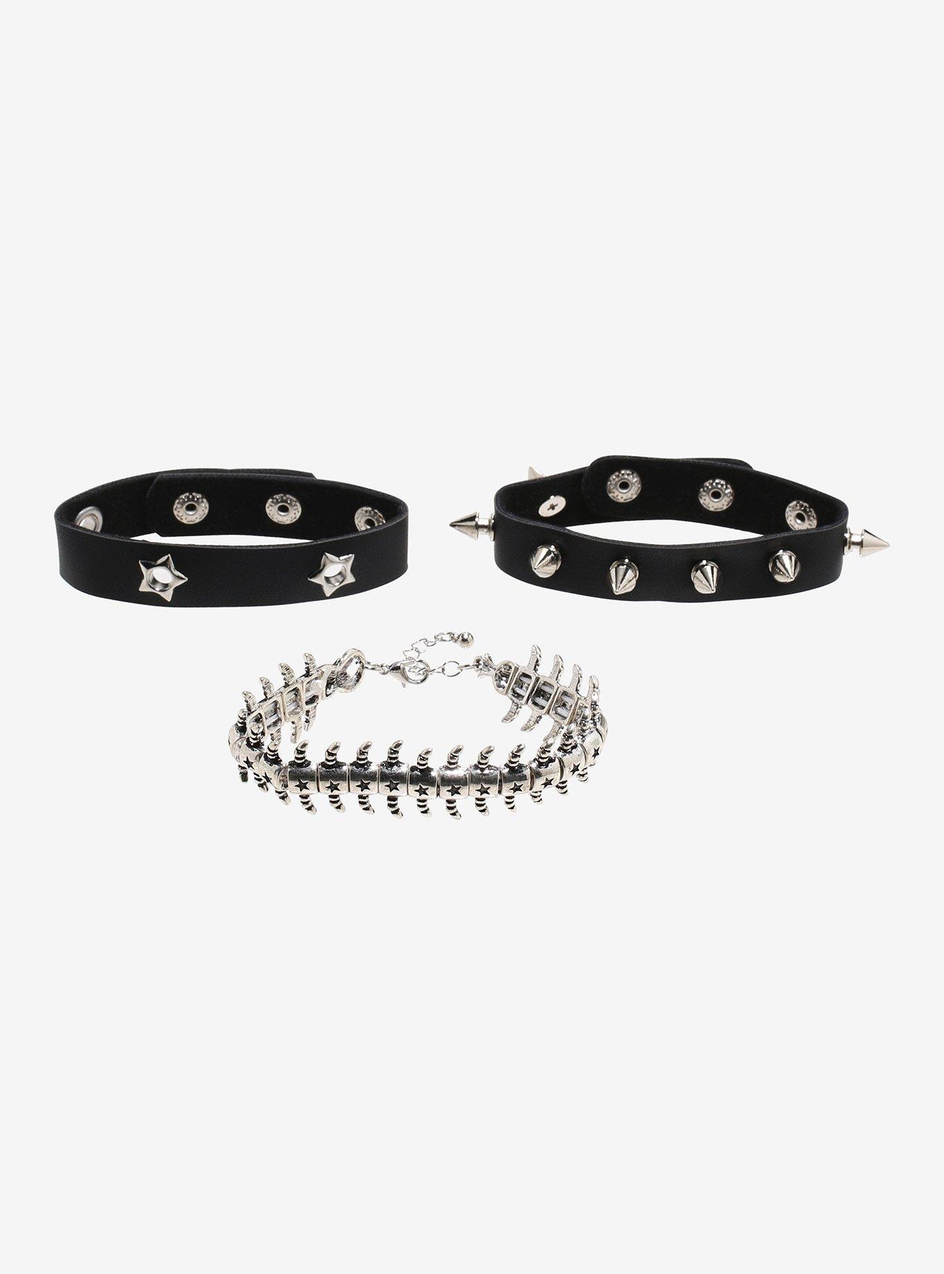 Star Centipede Leather Bracelet Set, , hi-res