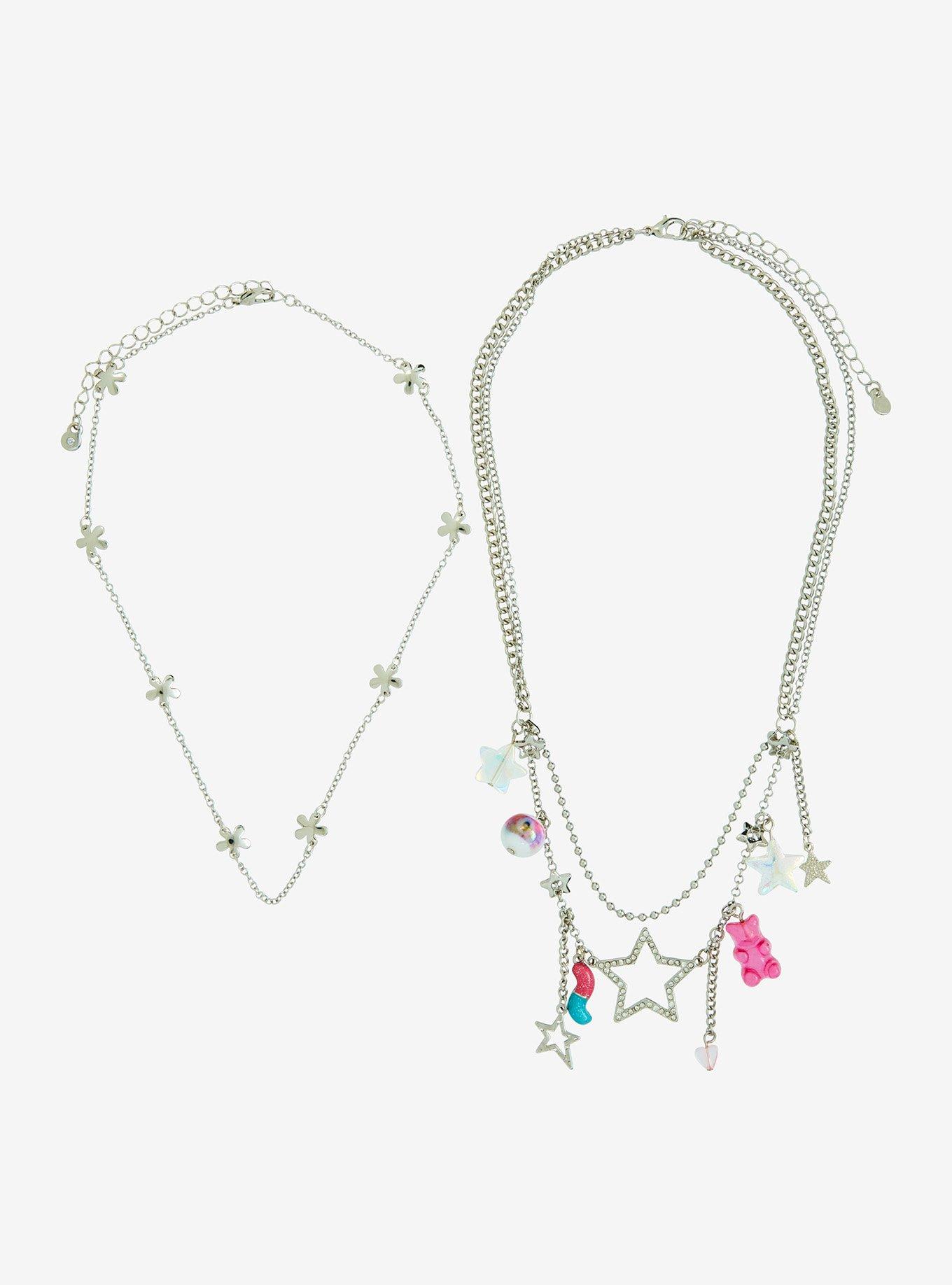 Candy Star Charm Necklace set, , hi-res