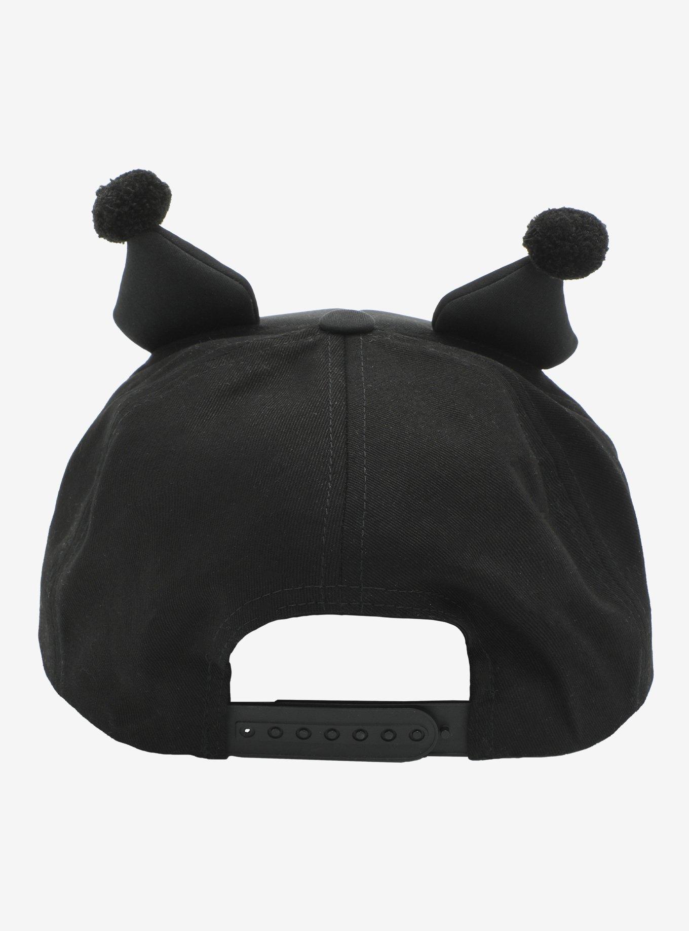Kuromi 3D Ears Foam Snapback Hat, , alternate