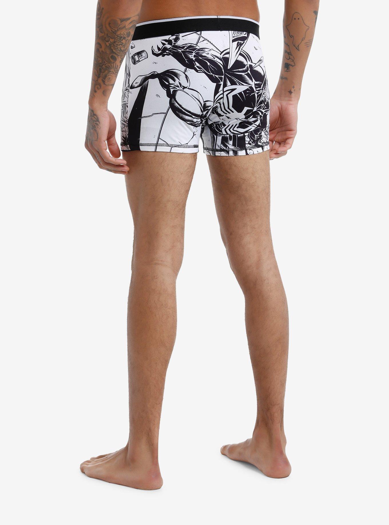 Marvel Venom Black & White Boxer Briefs, , hi-res