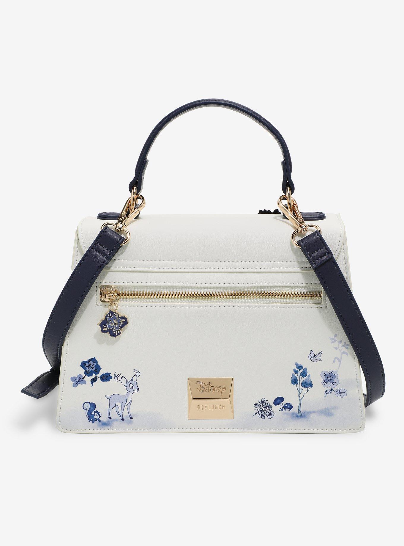 Disney Snow White and the Seven Dwarfs Tonal Floral Handbag - BoxLunch Exclusive, , alternate