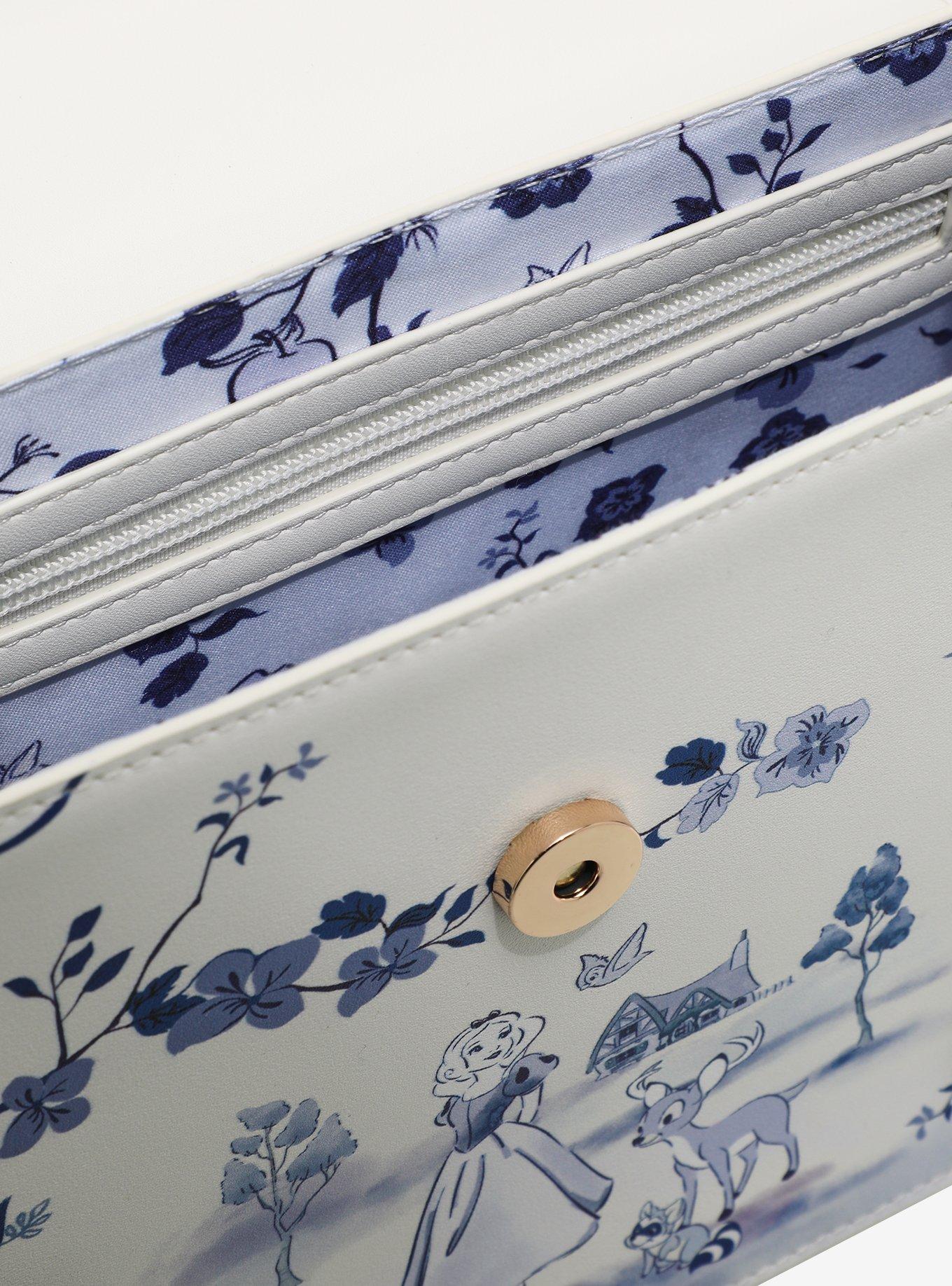 Disney Snow White and the Seven Dwarfs Tonal Floral Handbag - BoxLunch Exclusive
