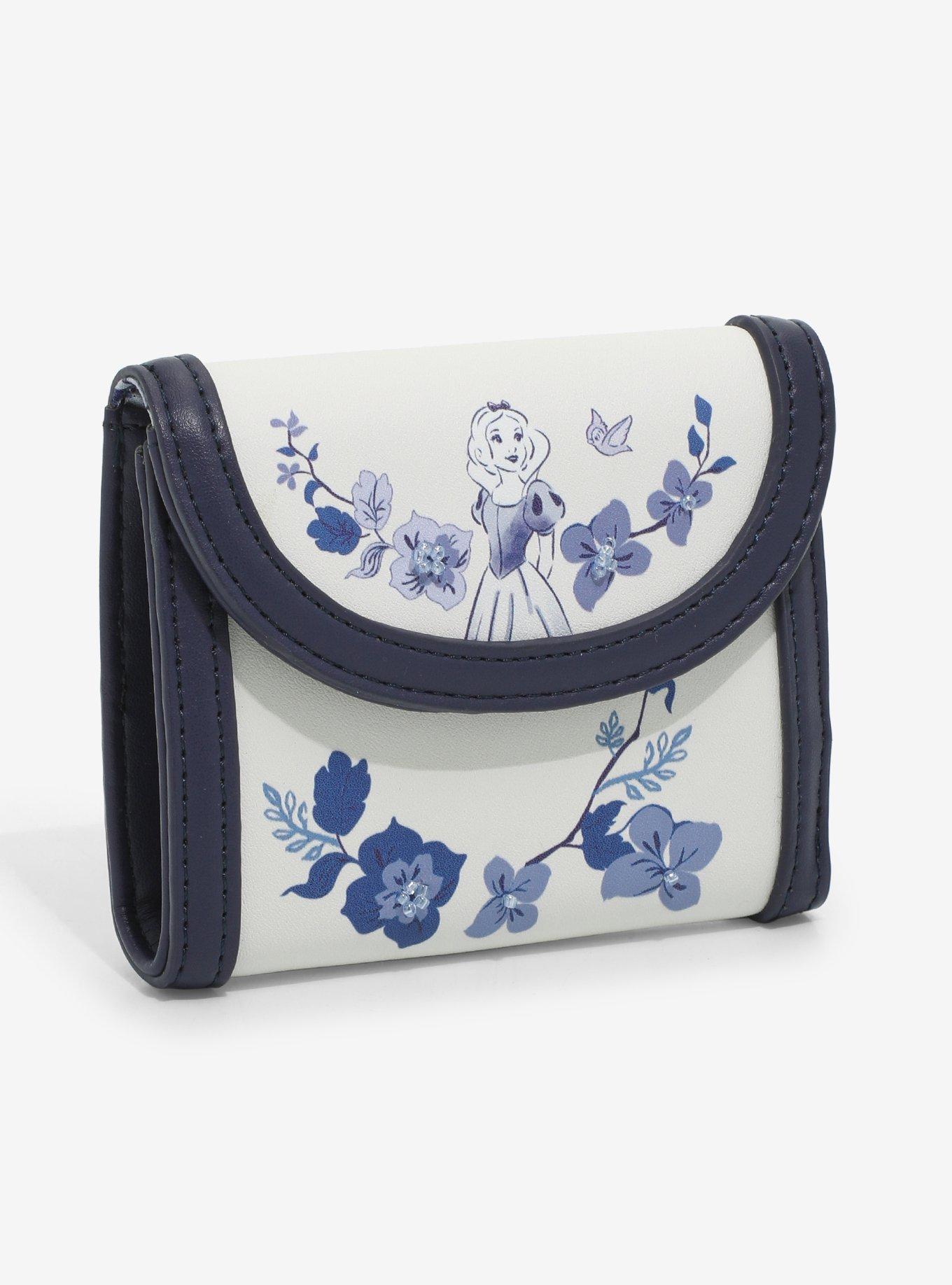 Disney Snow White and the Seven Dwarfs Tonal Floral Wallet - BoxLunch Exclusive, , hi-res