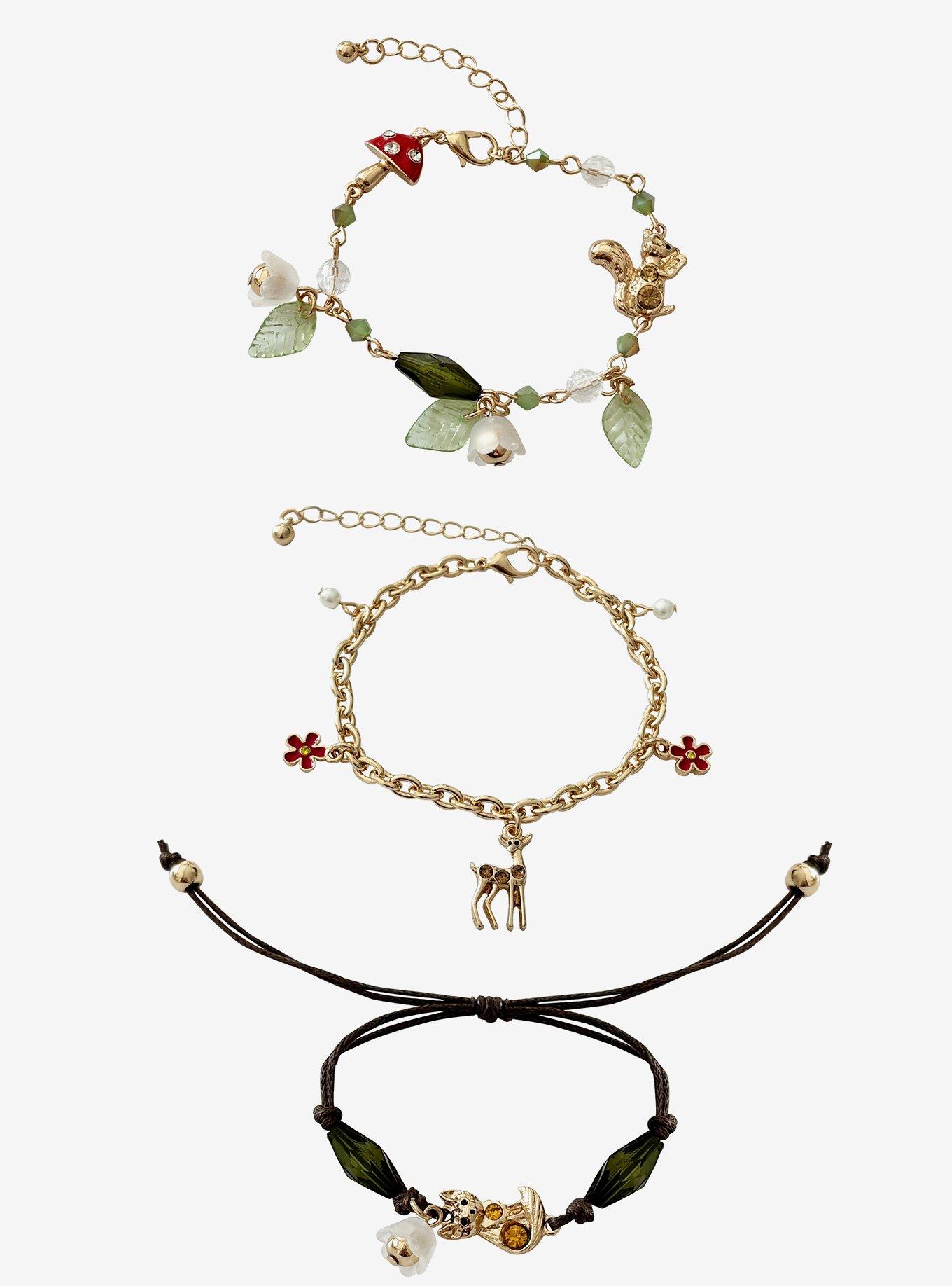 Thorn & Fable Woodland Critter Bracelet Set, , hi-res