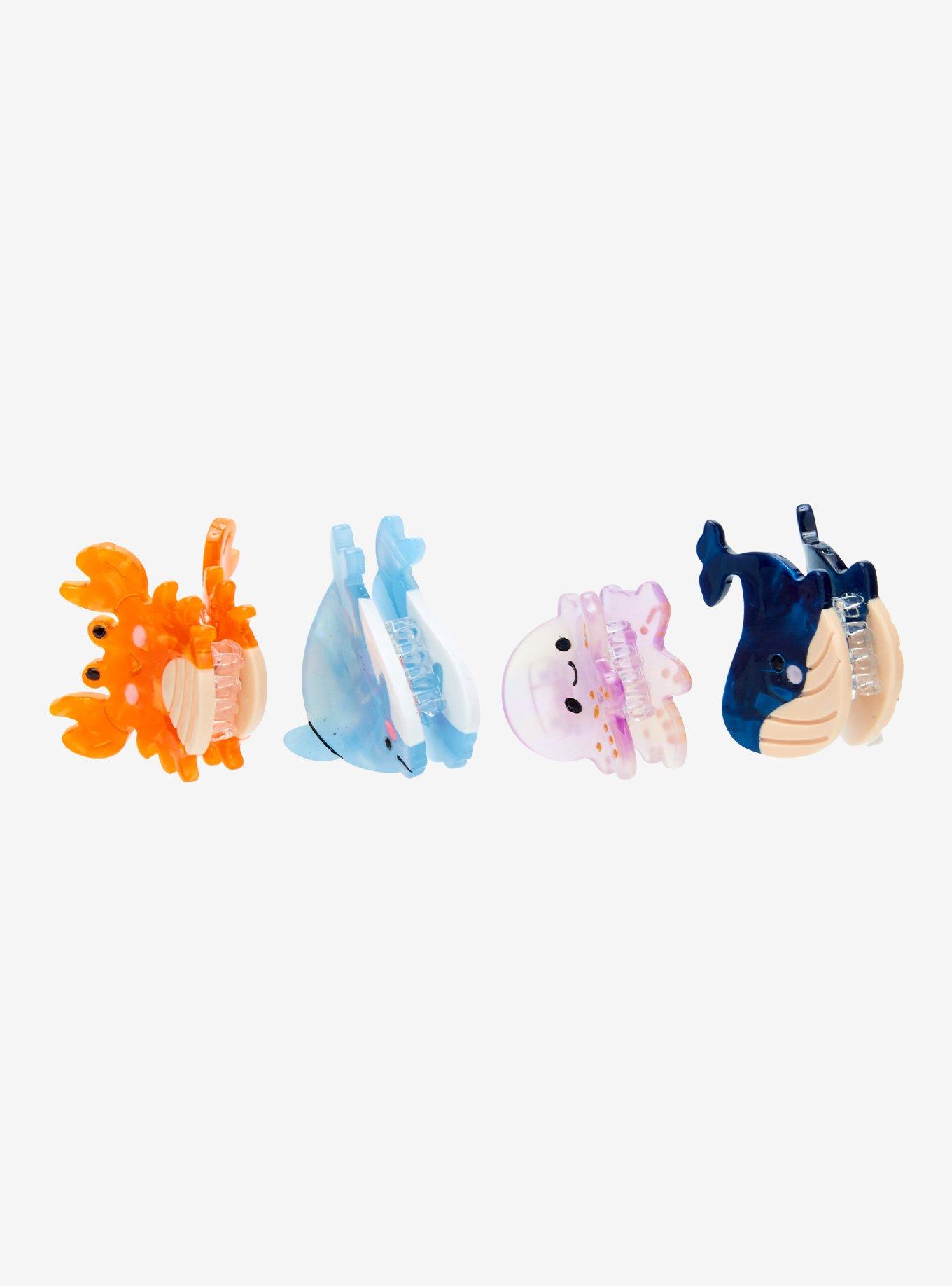 Sweet Society Sea Creature Mini Claw Hair Clip Set, , alternate