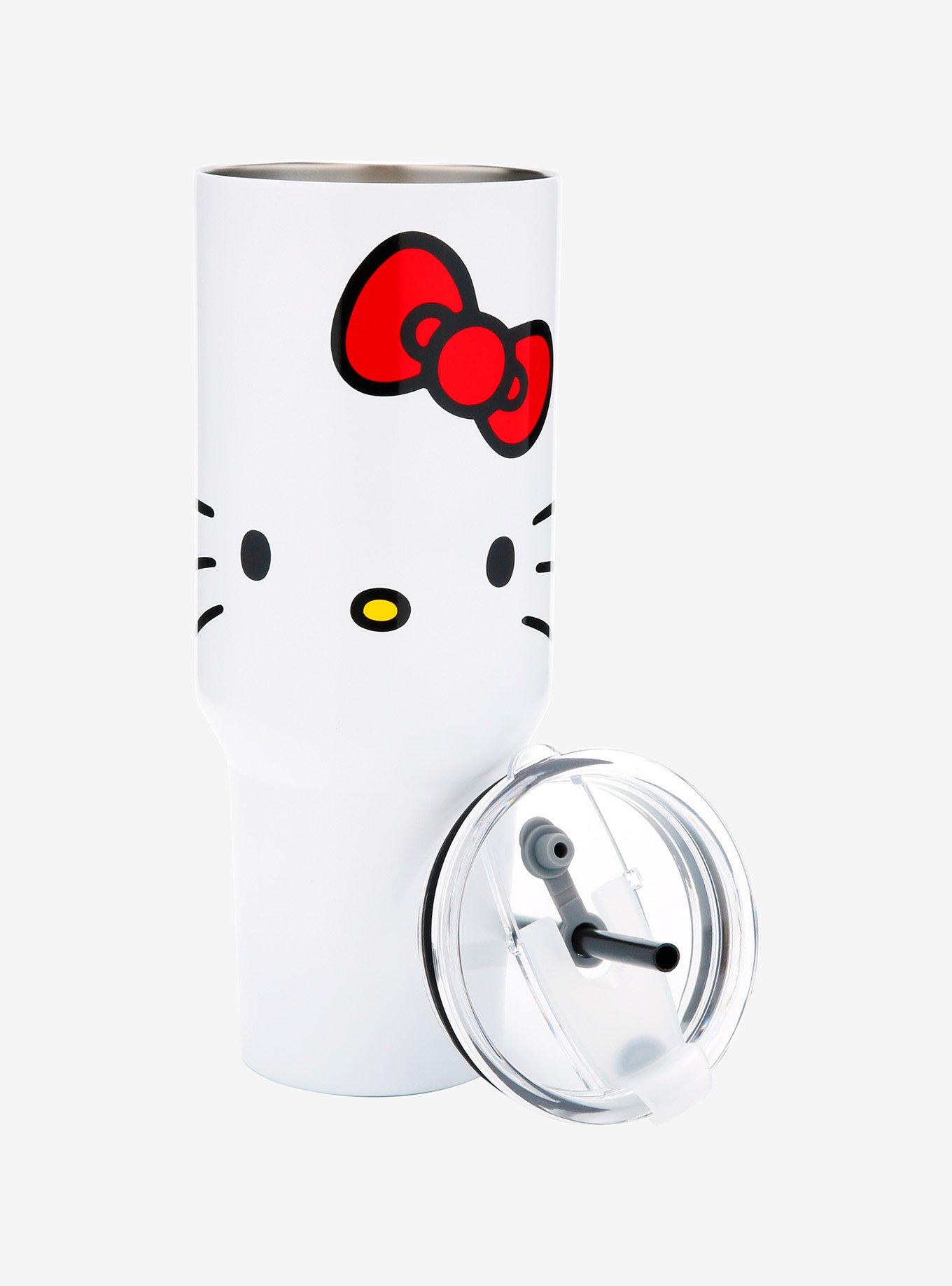 Hello Kitty Face Stainless Steel Travel Cup, , hi-res