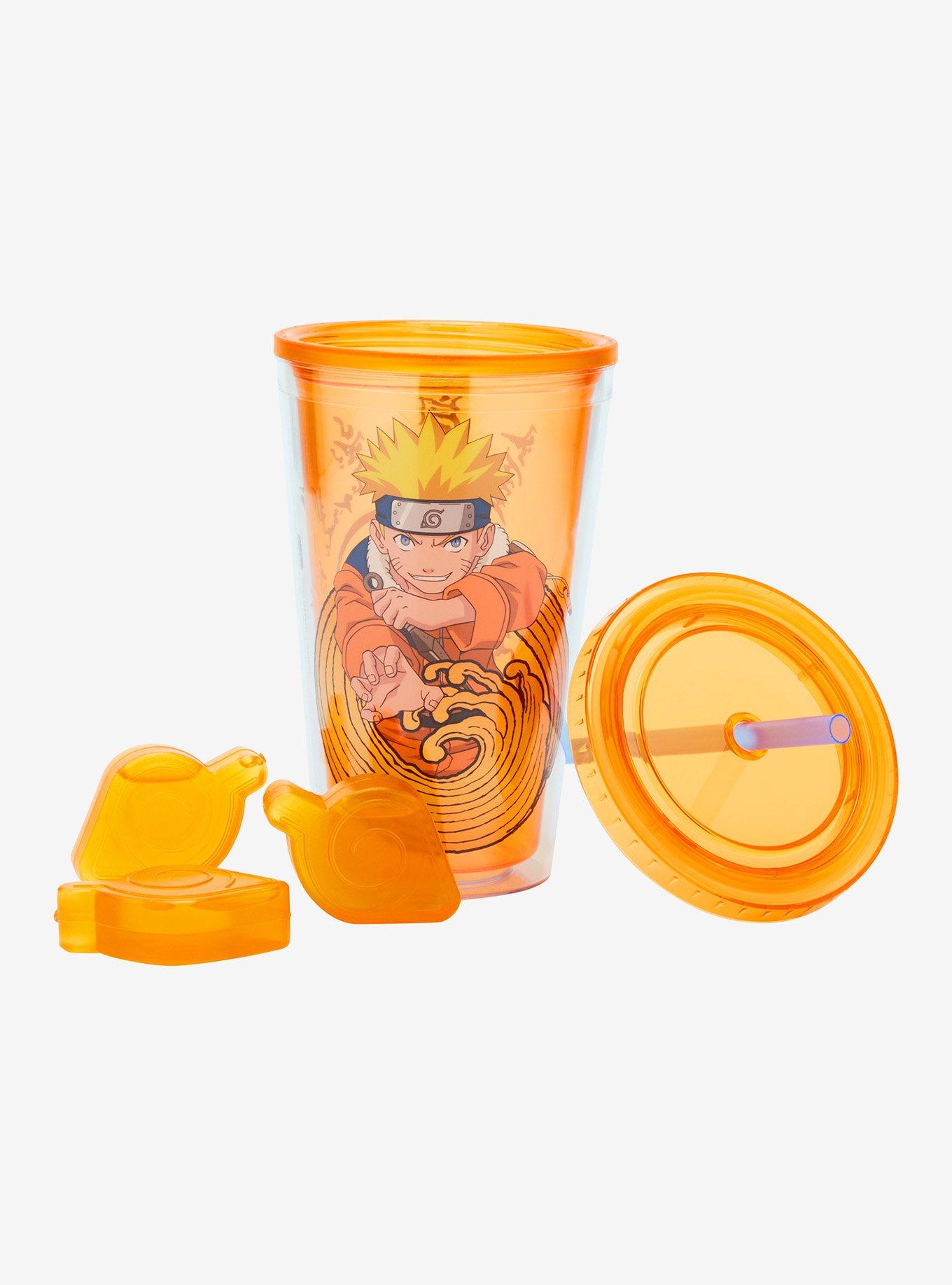 Naruto Acrylic Travel Cup With Reusable Ice Cubes, , alternate