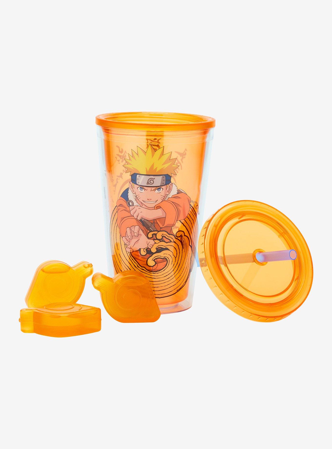 Naruto Acrylic Travel Cup With Reusable Ice Cubes, , hi-res